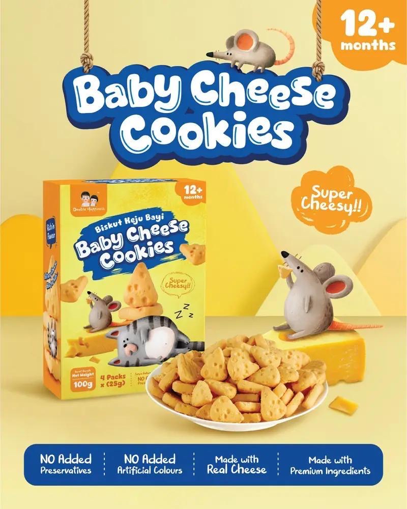 Double Happiness  嬰兒芝士曲奇100g(12m+)