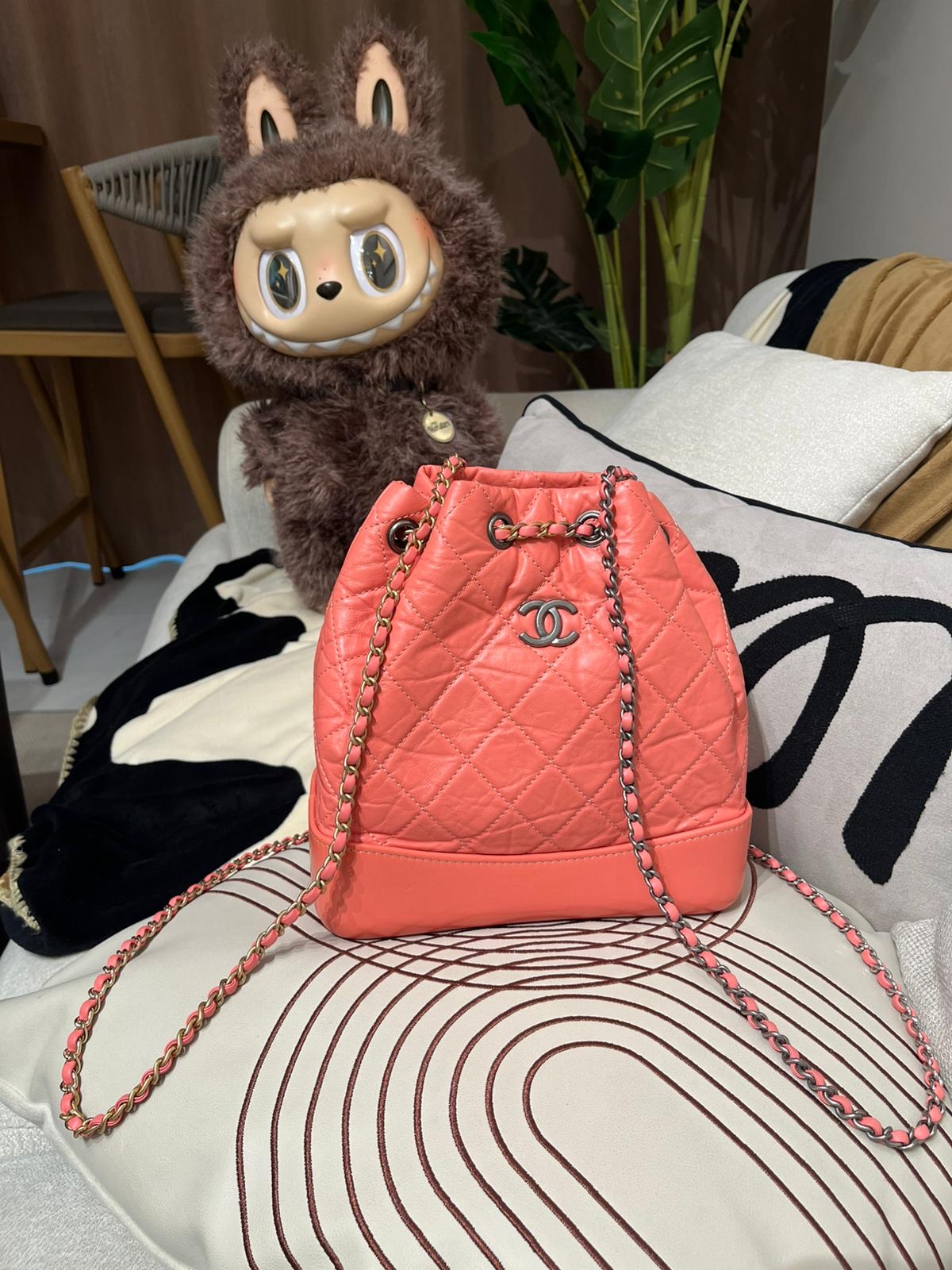 Chanel Gabrielle backpack small 100%Authentic ,95%new ✅CARD✅dust bag