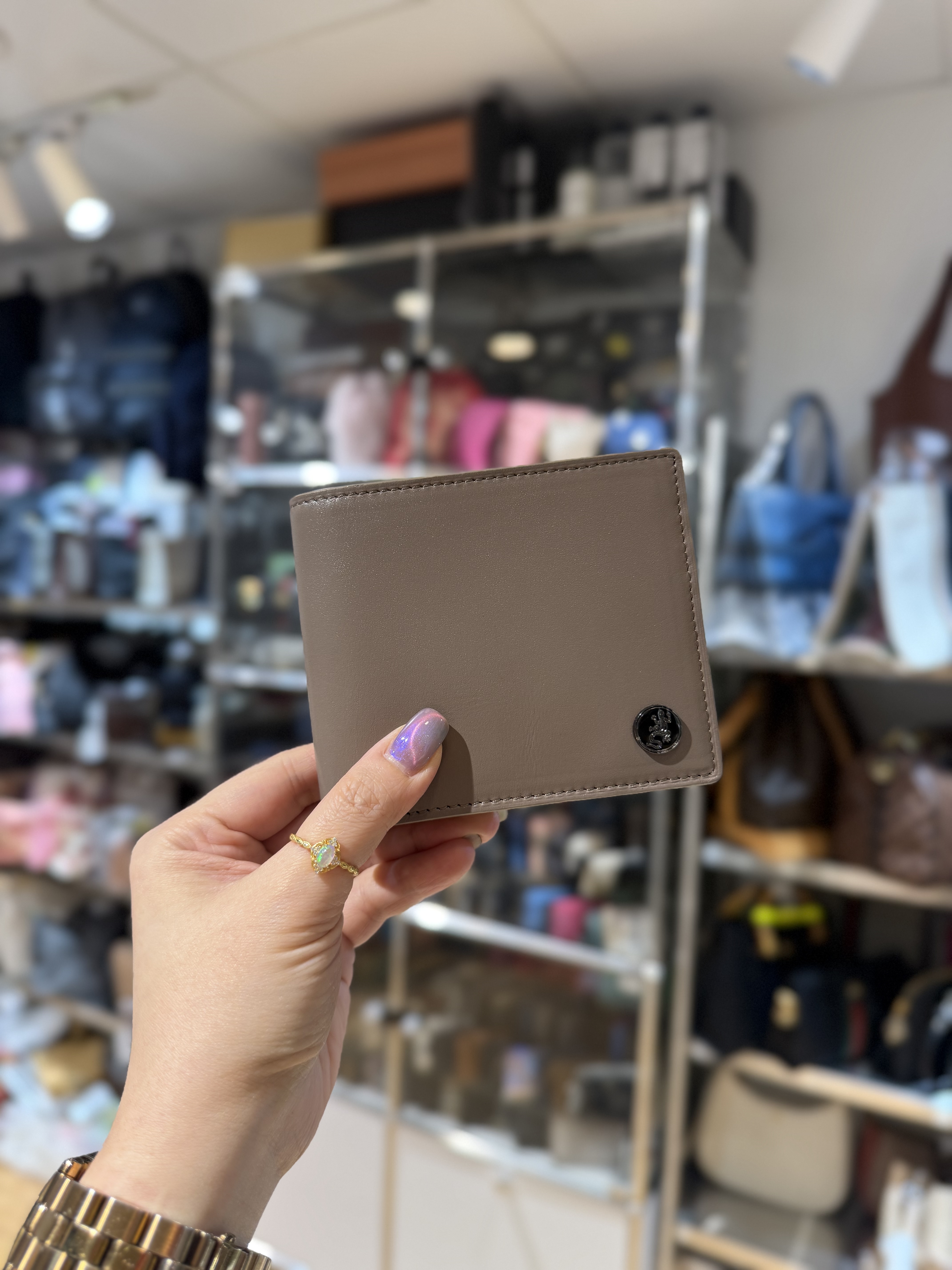 Agnes b wallet 1205/Khaki