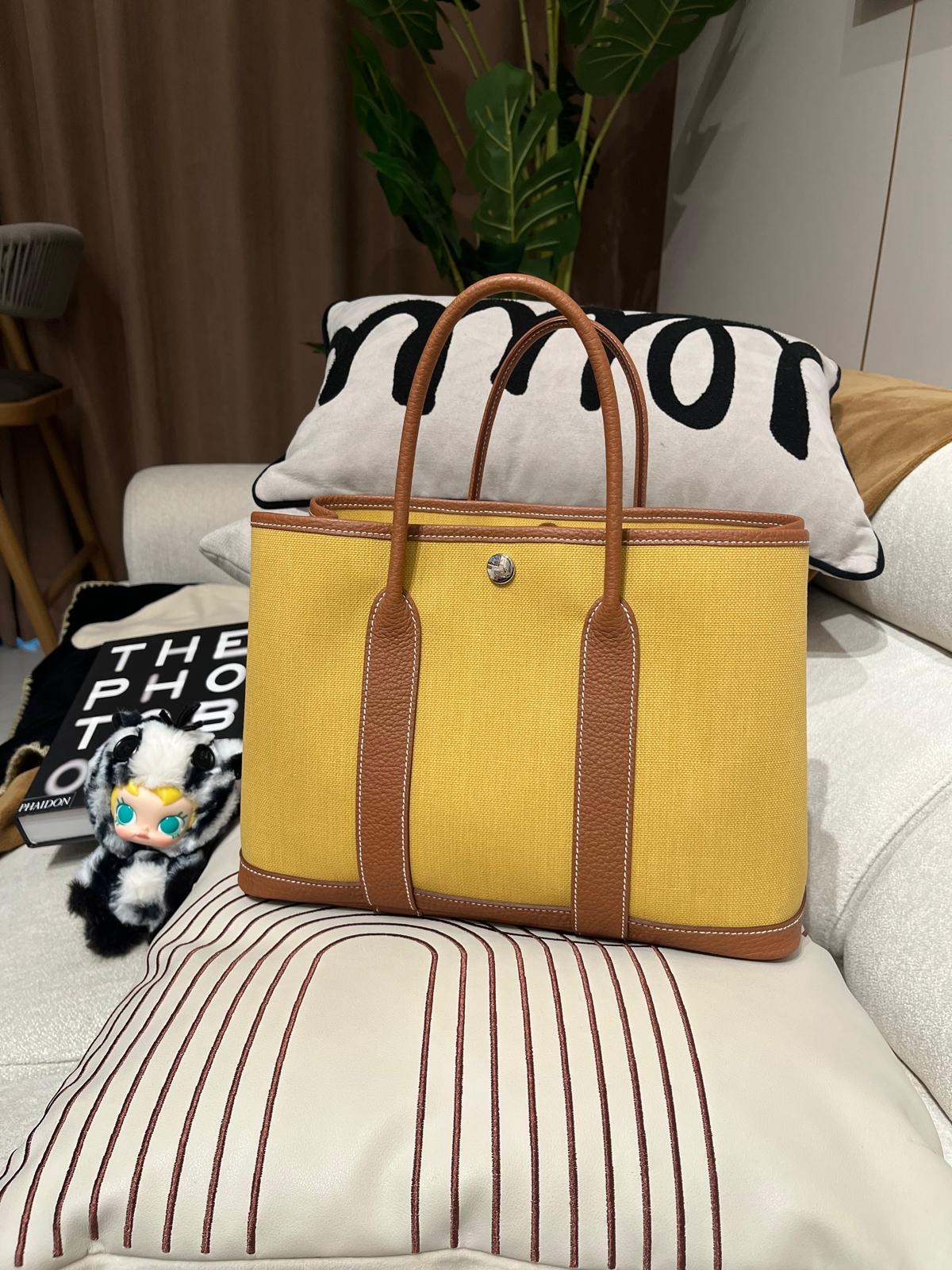 Hermes garden party 30,Ginger/GOLD,STAMP Z 100%Authentic,Brand New✅dust bag✅box