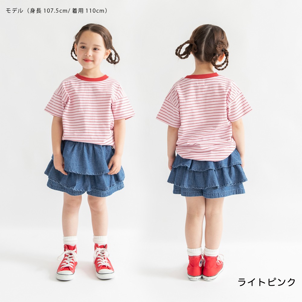 🆕【⭐訂購⭐】  🇯🇵日本直送 🌀間條/淨色 #純綿短袖Tee［8款選］🌀 [ELBA-0029][260303]