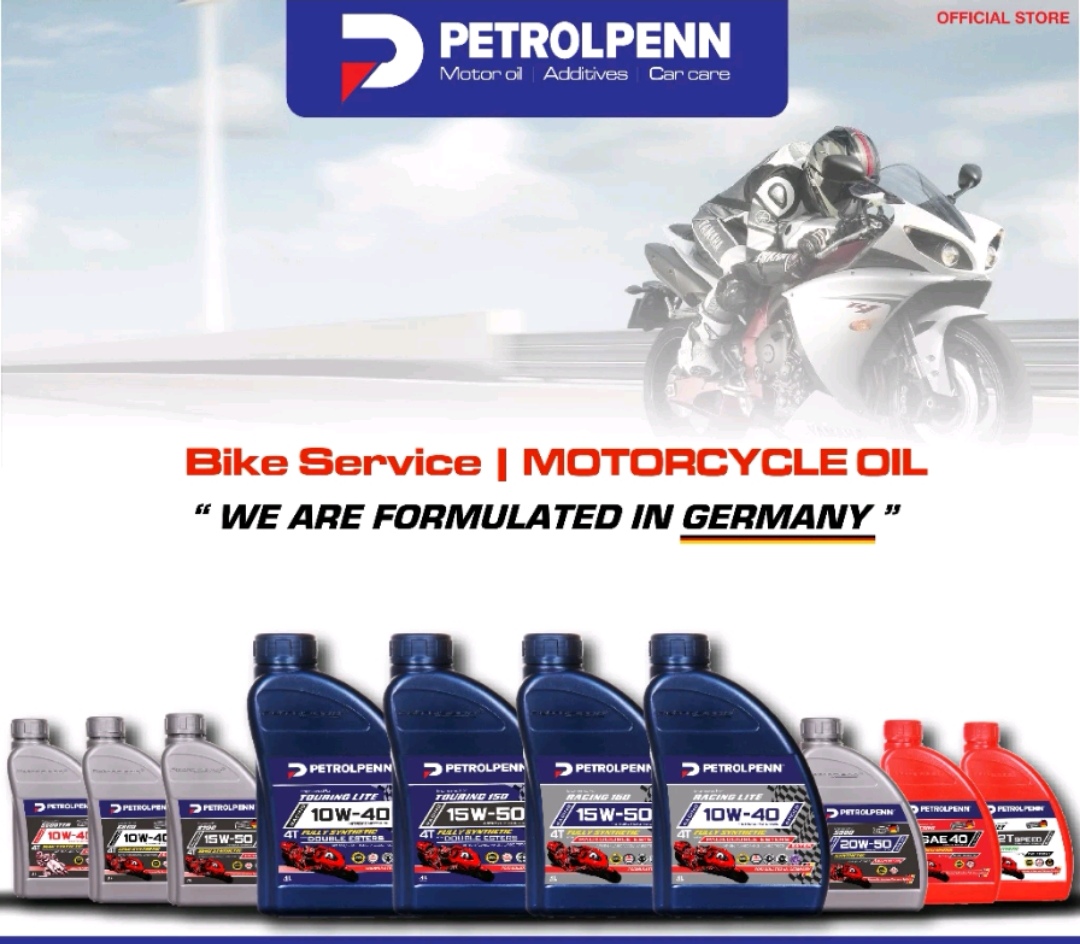 Petolpenn Touring RS150 4T 10W-40 / 10W-30 / 15W-50 Fully Synthetic Double Ester 1.2L Motorcycle Engine Oil Recommended by HONDA