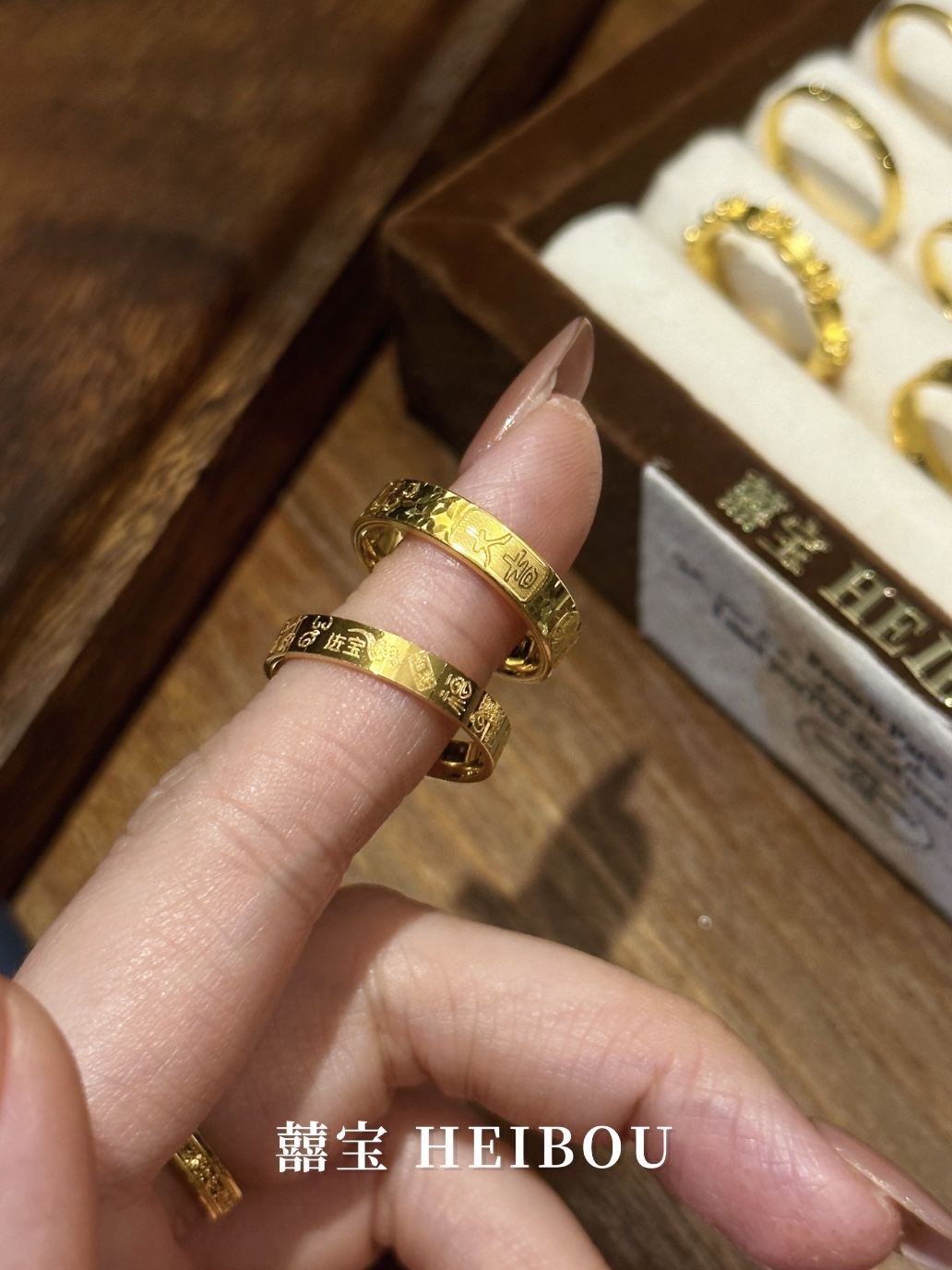 【实心/无氢5D】吉言金戒指
