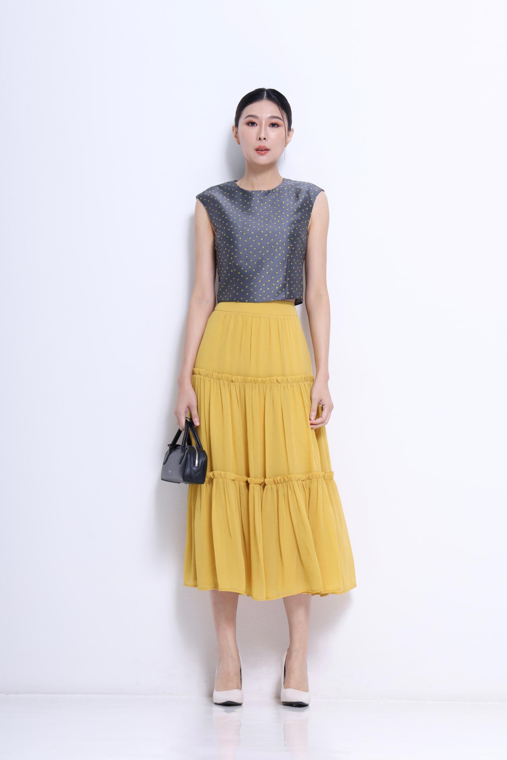 独家翠花圆领上衣 2677