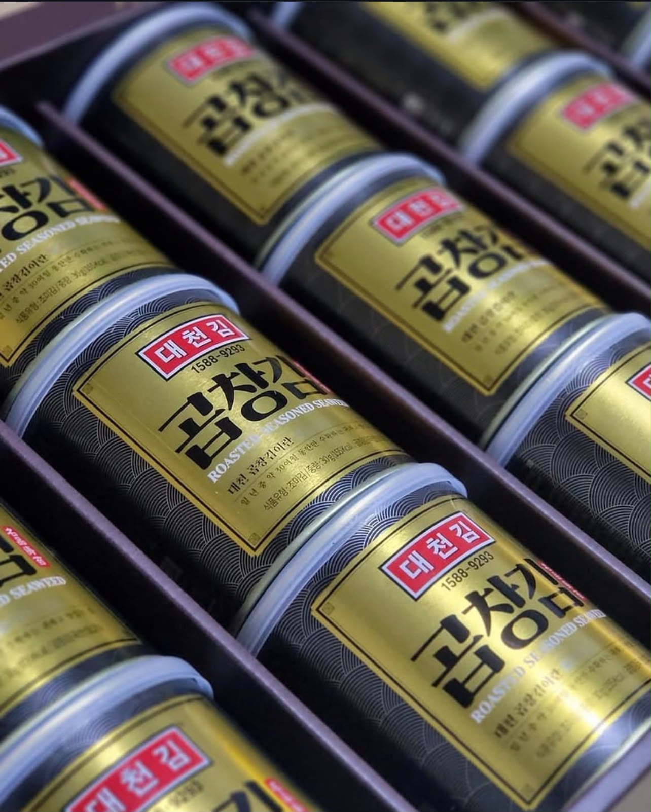韓國品牌大川海苔（Daecheon Gim）罐裝調味海苔 30g