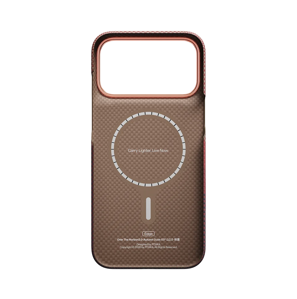 Pitaka Edge Case for iPhone 18 Series - Autumn Dusk (PitaTap™)