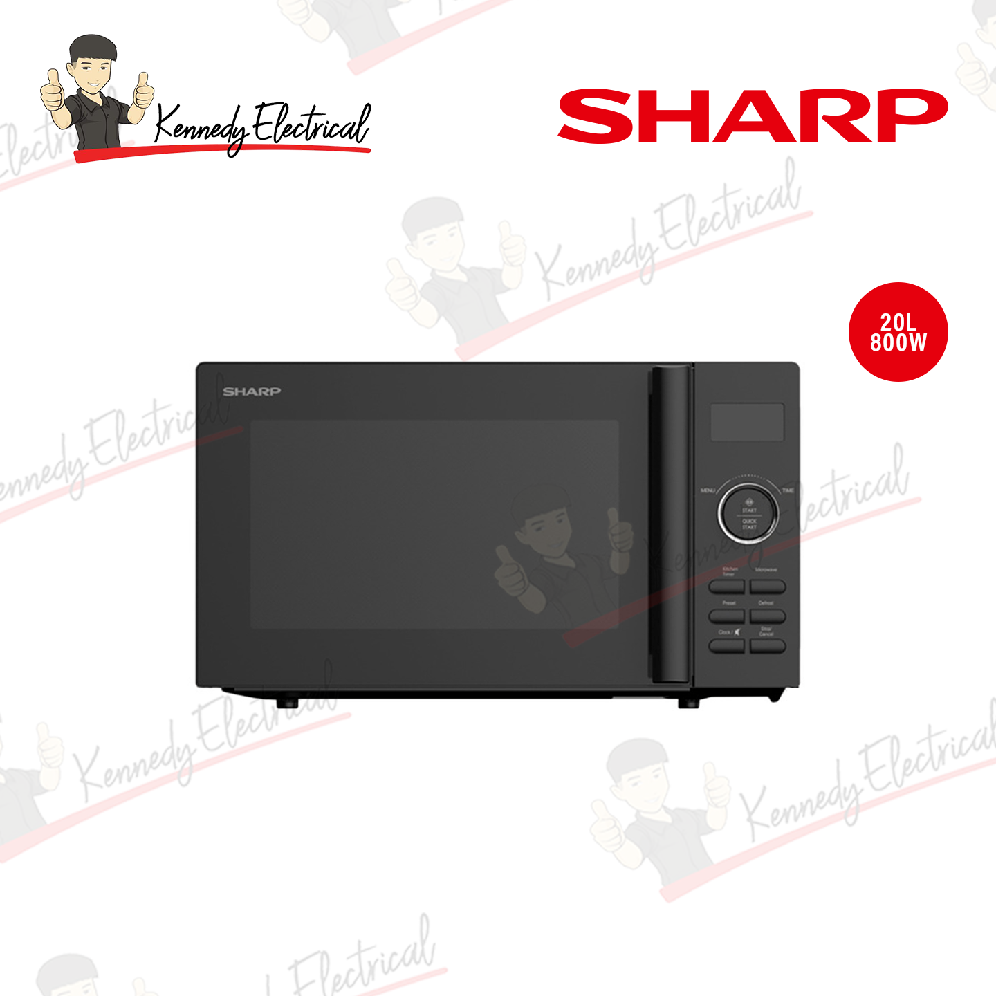 Sharp 20L Digital Microwave Oven (R2021GK)