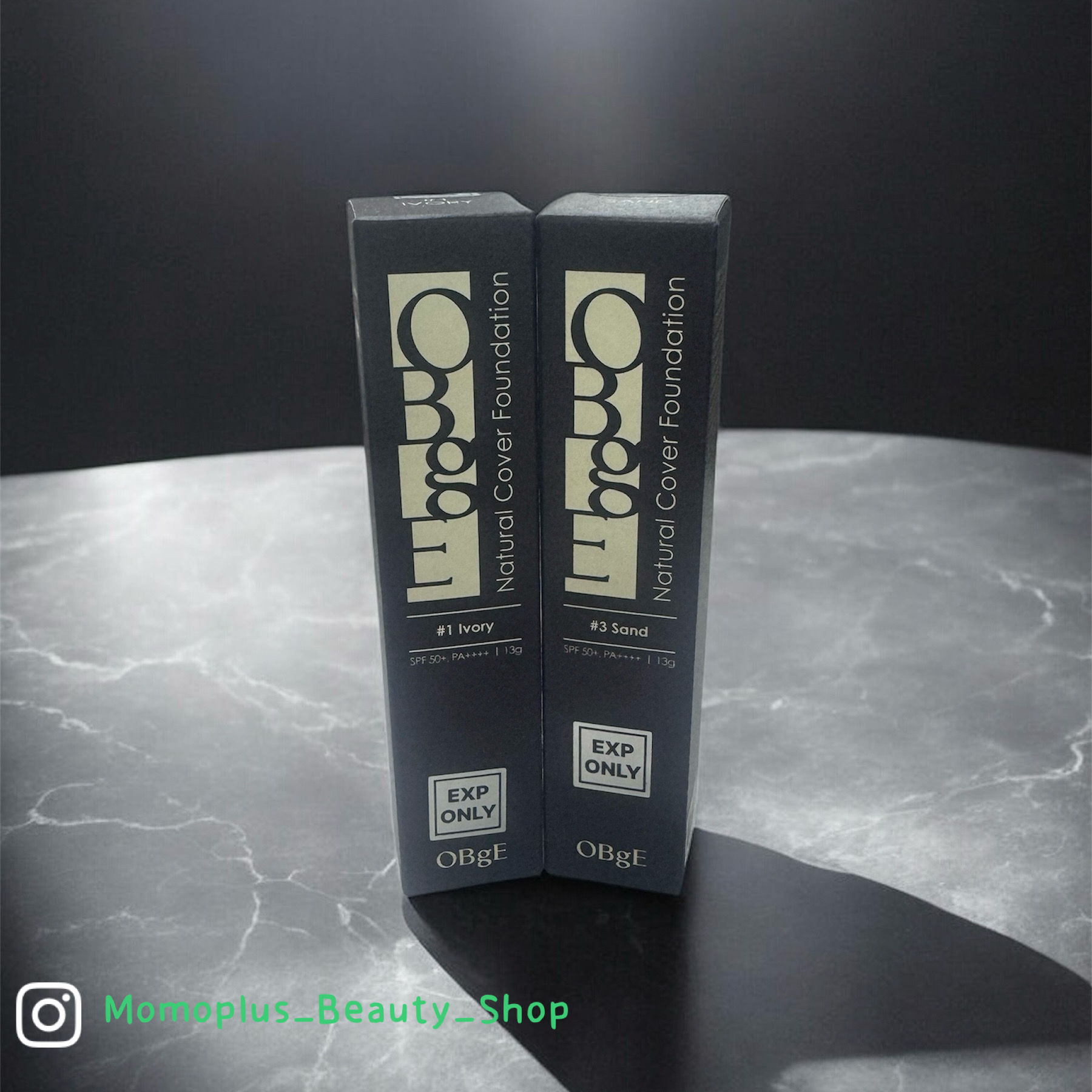 OBgE自然遮瑕粉底棒 13g #01象牙色/ #02米色 / SPF50+