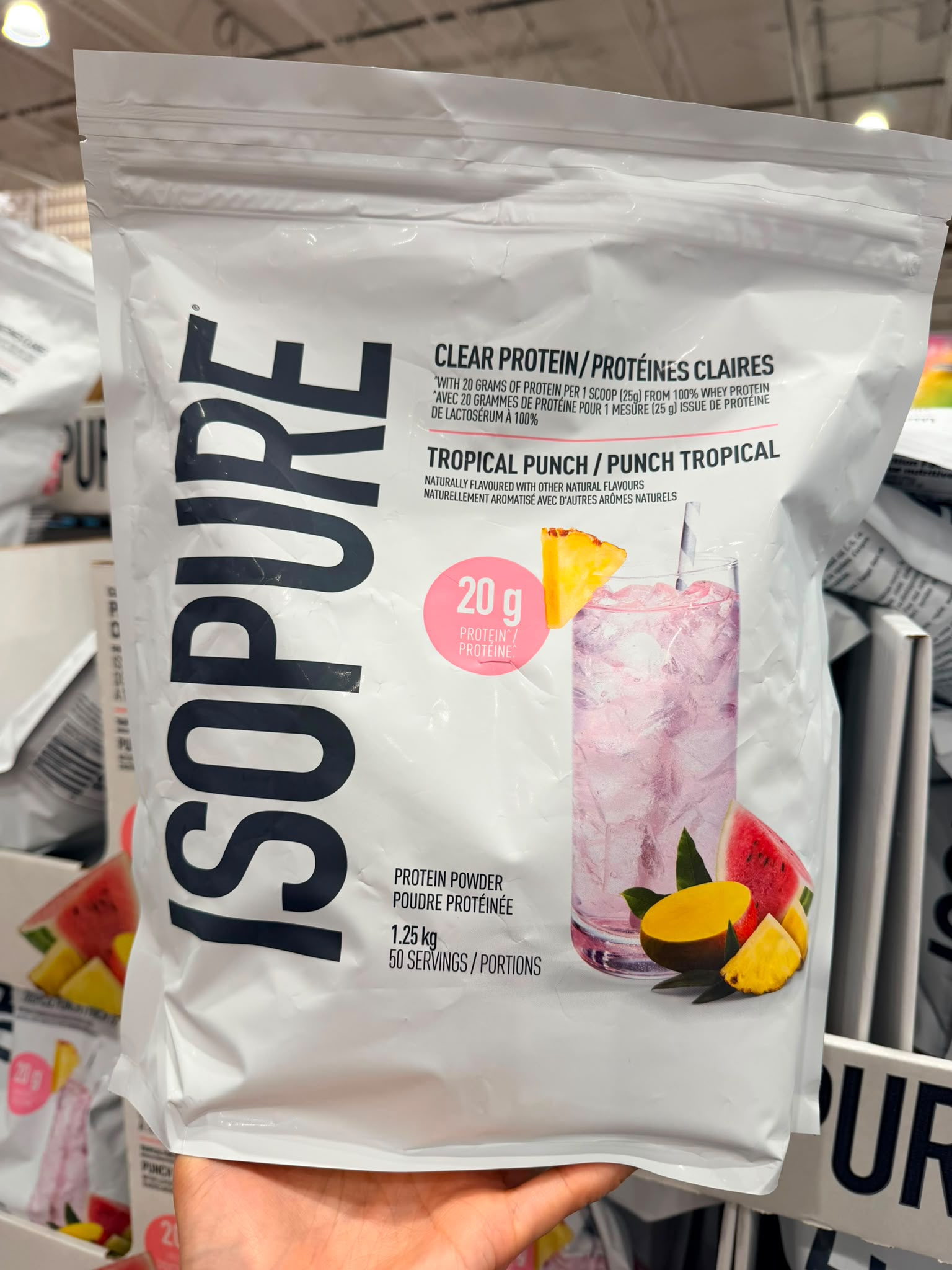 加拿大Costco 直送 │ Isopure protein powder 1.25kg