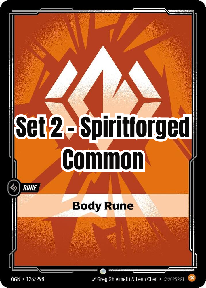Spiritforged - Common - Body Rune (Set 2)