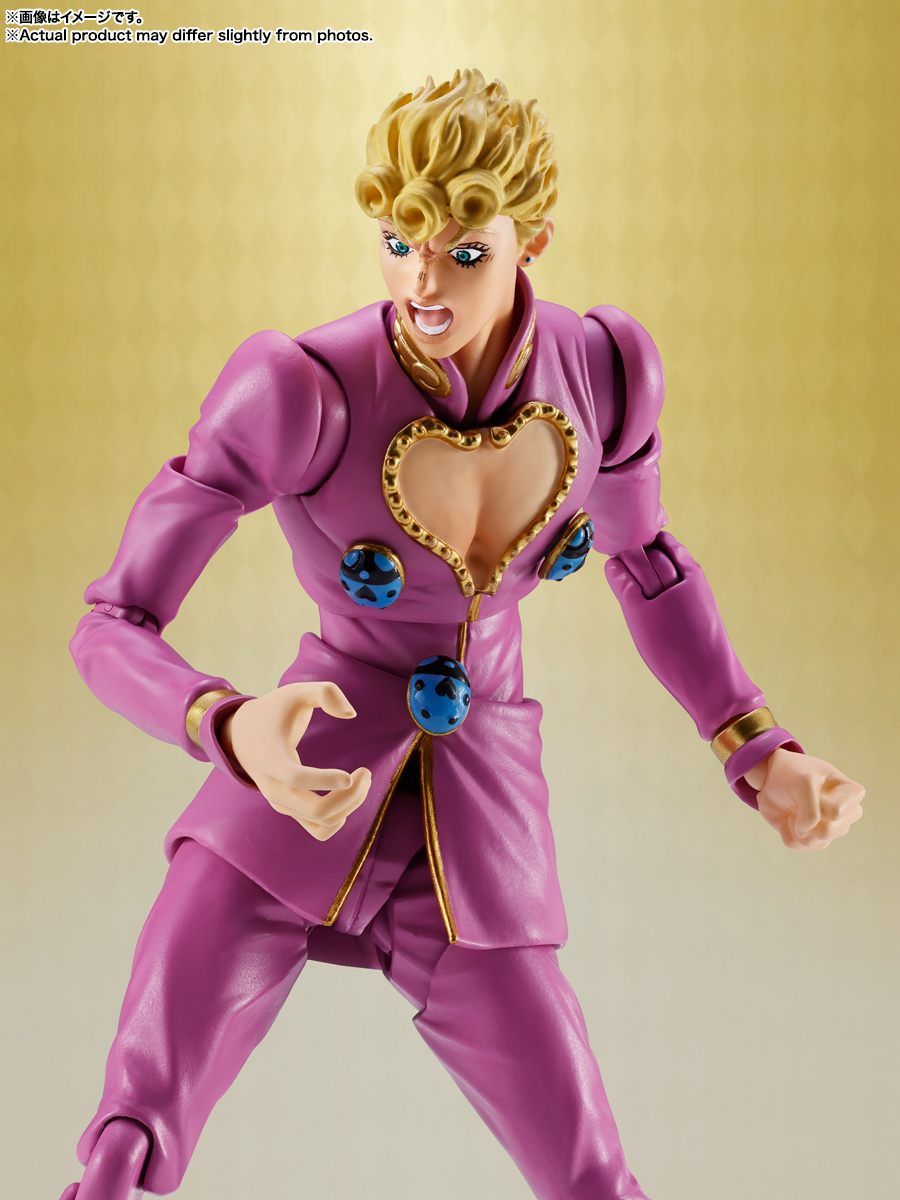 (預訂訂金 $200) (總價 $462) Bandai S.H.Figuarts JOJO的奇妙冒險 喬魯諾·喬巴拿 (行版) SHF Giorno Giovanna