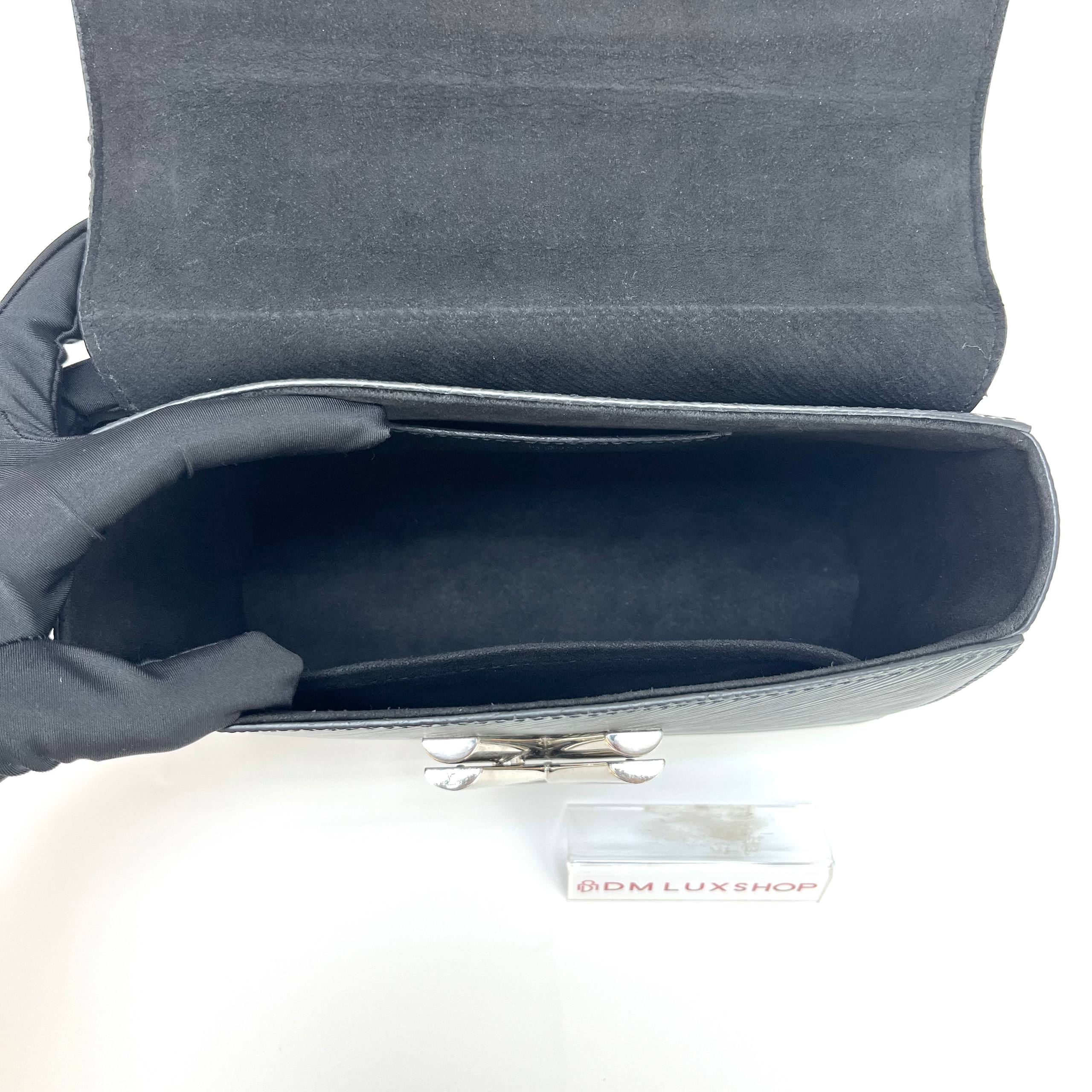 LV Black Epi Twist MM SHW *Missing Mirror*