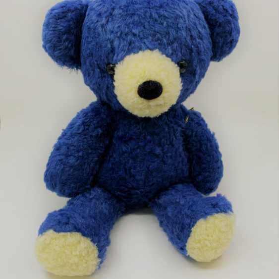 毛絨公仔大熊 L (深藍 )