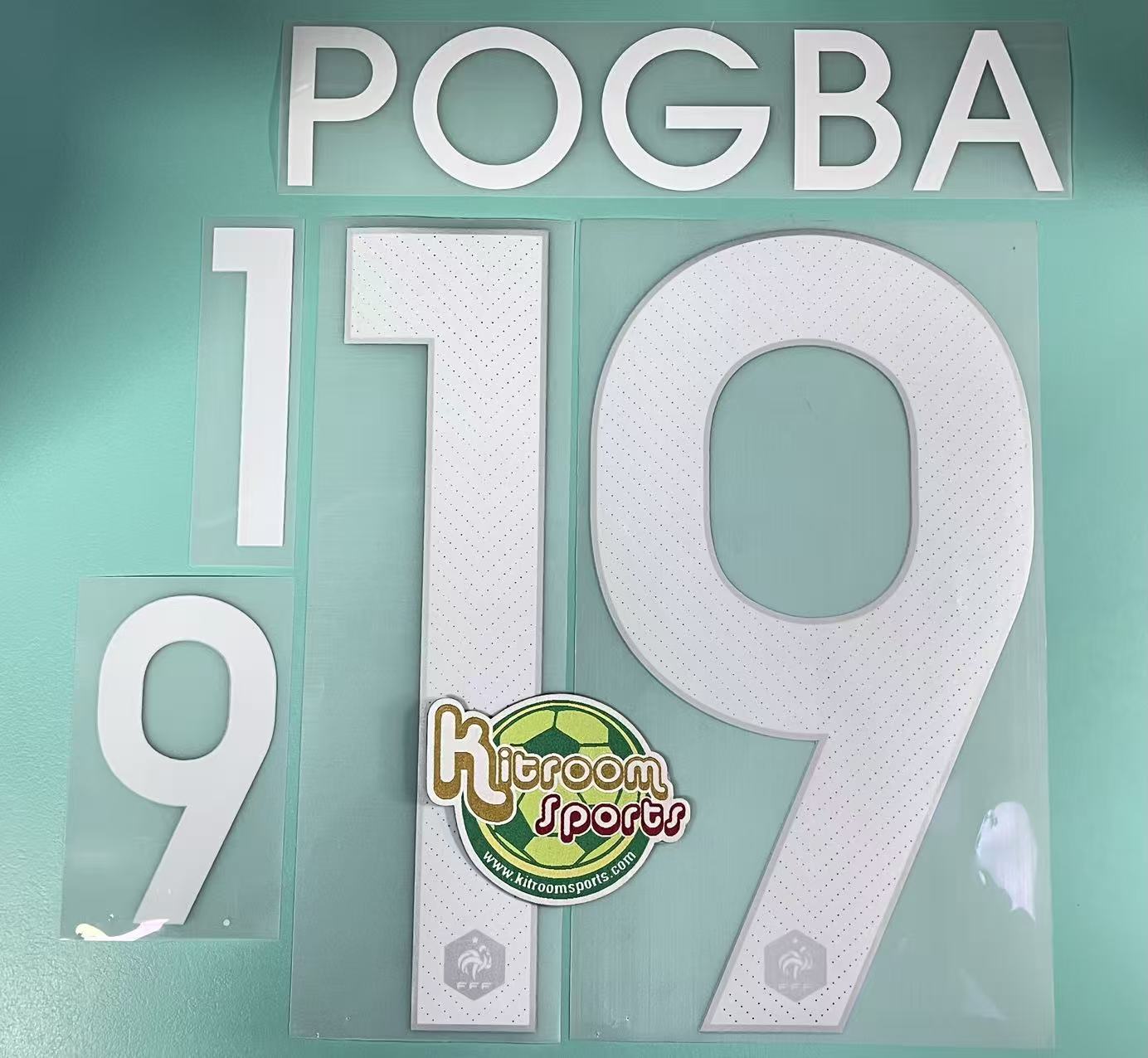 2014 France Home Nameset #19 POGBA