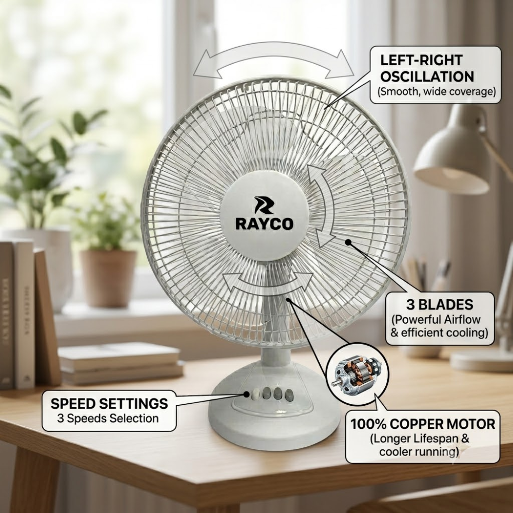Rayco 16" Table Fan RDF2116 EO