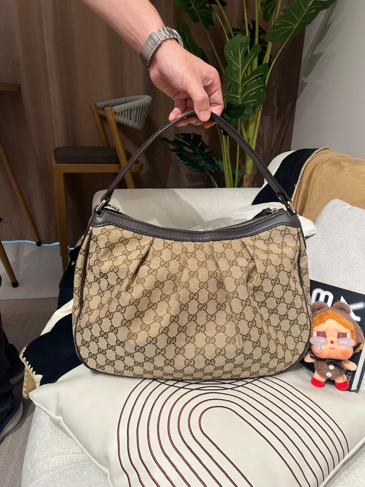 Gucci hobo gg Hobo bag  100%Authentic ,98%new✅dust bag 