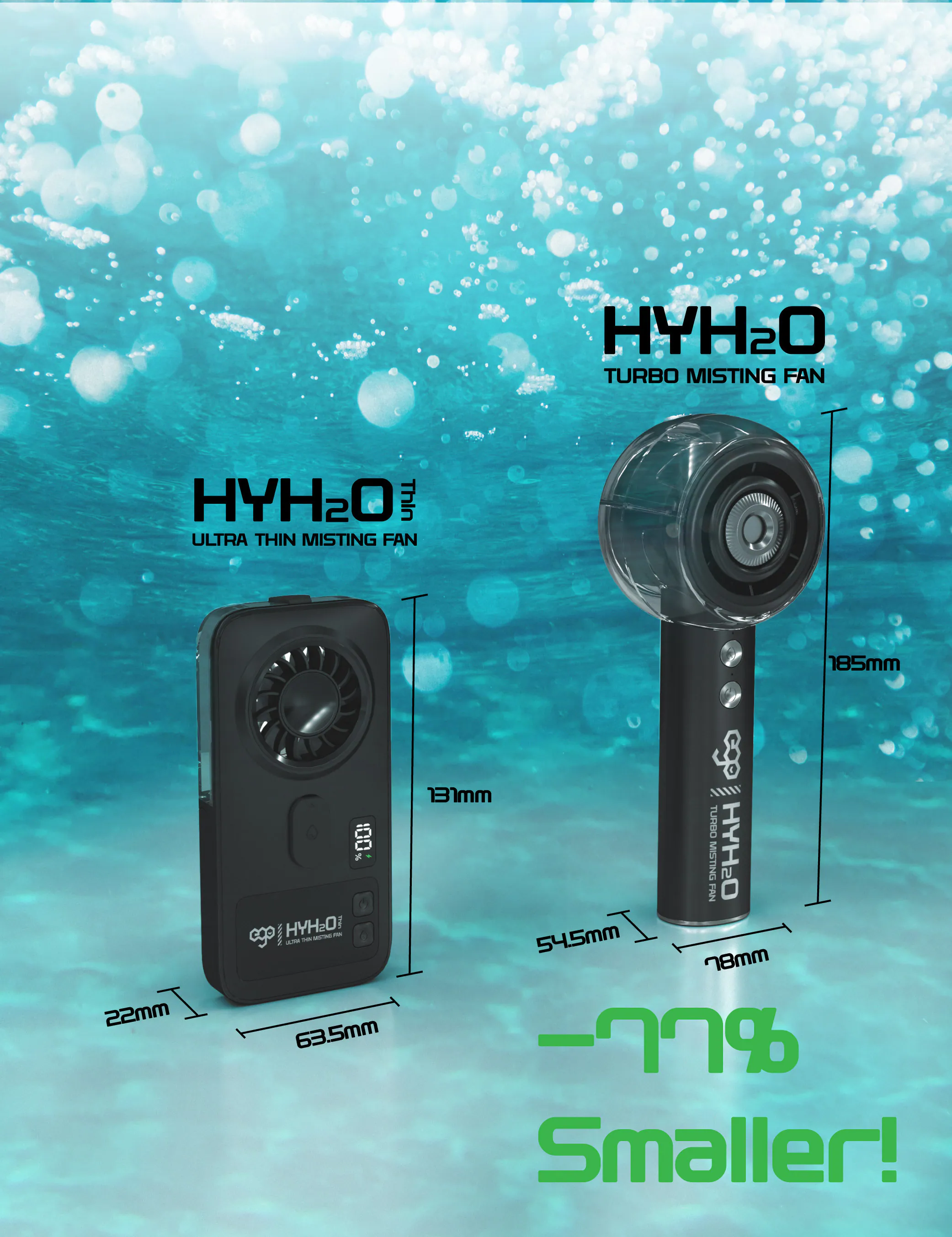 香港行貨 ego HyH2O Thin 噴霧水冷風扇 p1