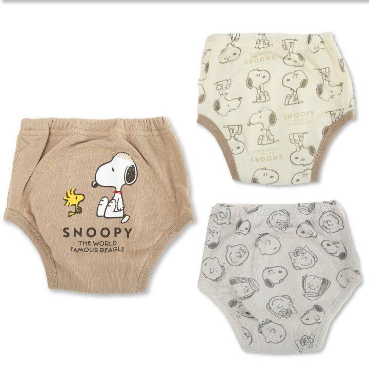 🇯🇵預訂 日本直送🇯🇵Snoopy史努比人物印花三層學習褲三件套裝