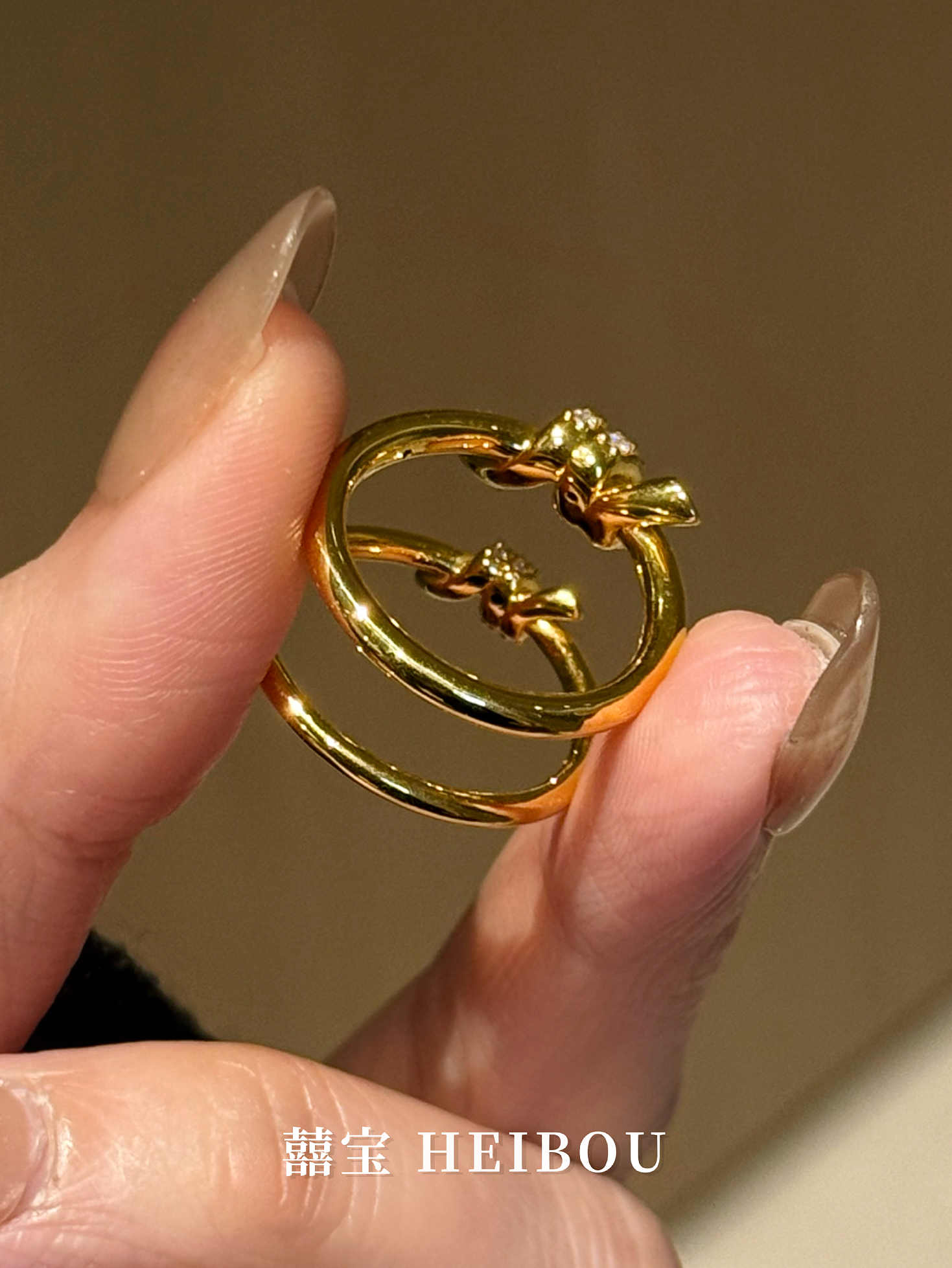 【6D镶嵌】绳结戒指