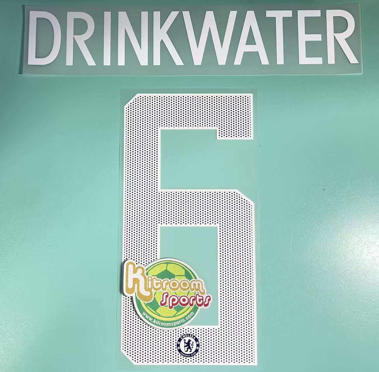 2017-19 Chelsea Home UCL Nameset #6 DRINKWATER