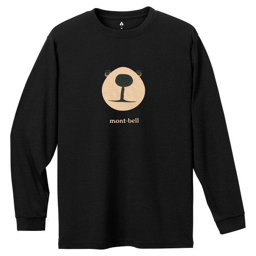 Montbell Wickron Long Sleeve Tee Monta Bear Face 1114773