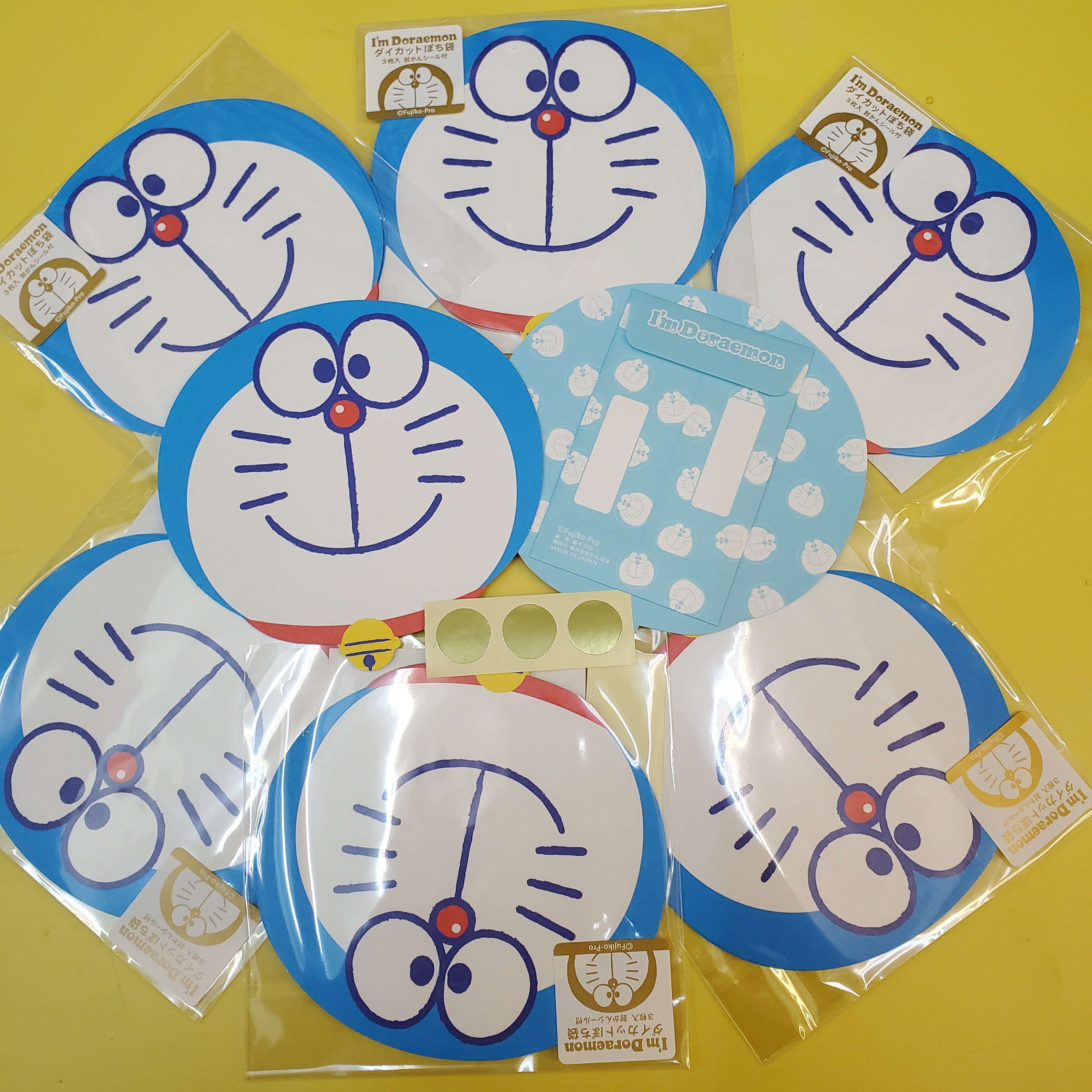 [現貨] [日本製] 多啦A夢 利是封3枚入 {TF018755C}