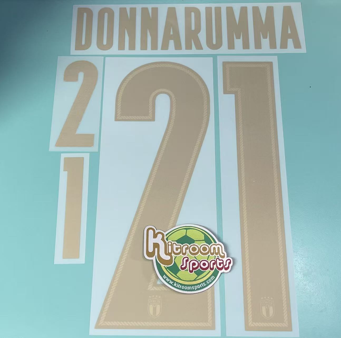 2020 Italy GK Nameset #21 DONNARUMMA
