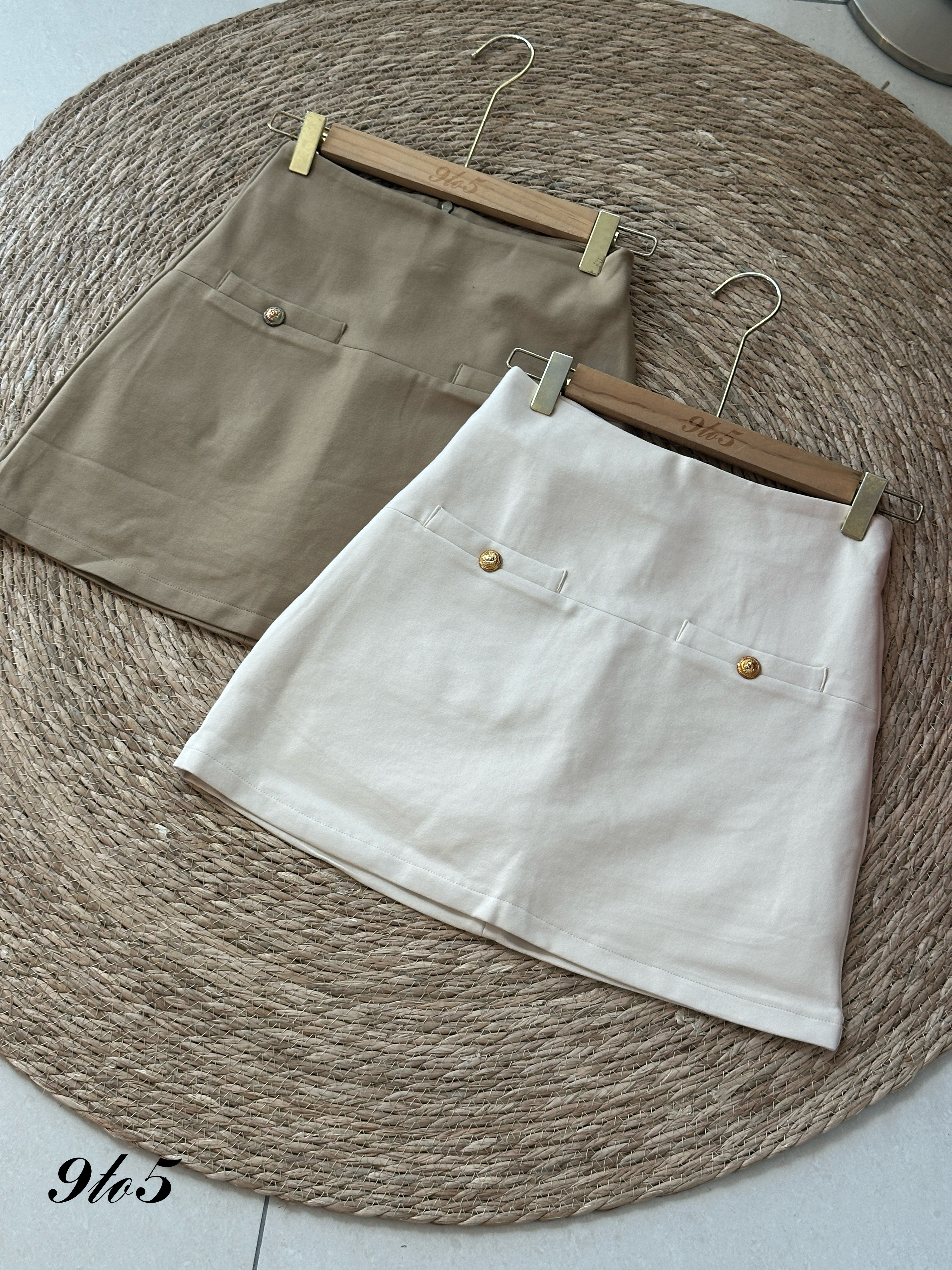 S1814 A Line Short Skirt - 4 Colors