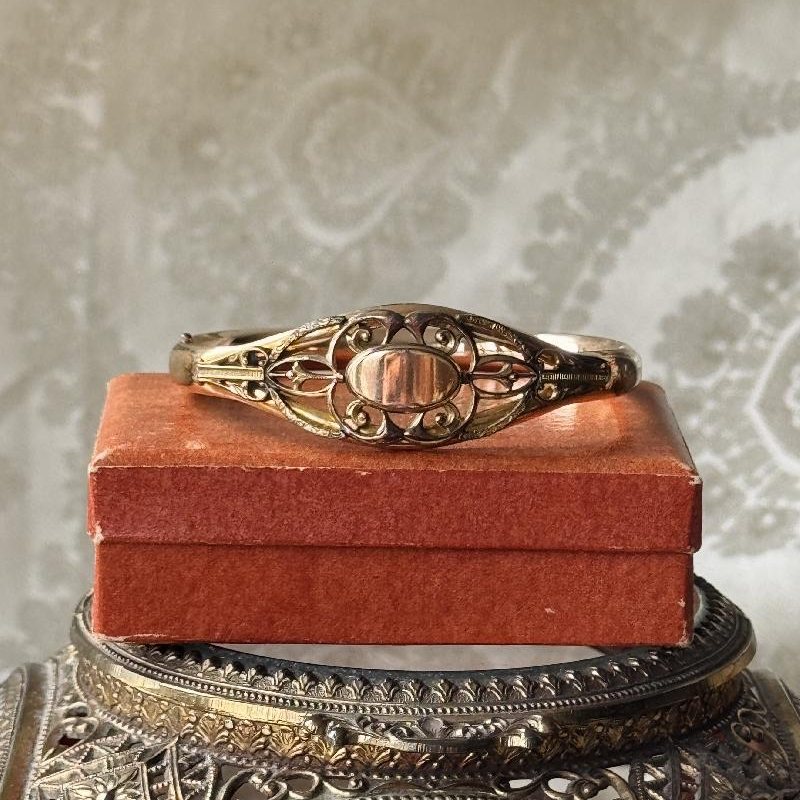 Antique Victorian Gold-Filled Bangle - Imperfect (MT2495)