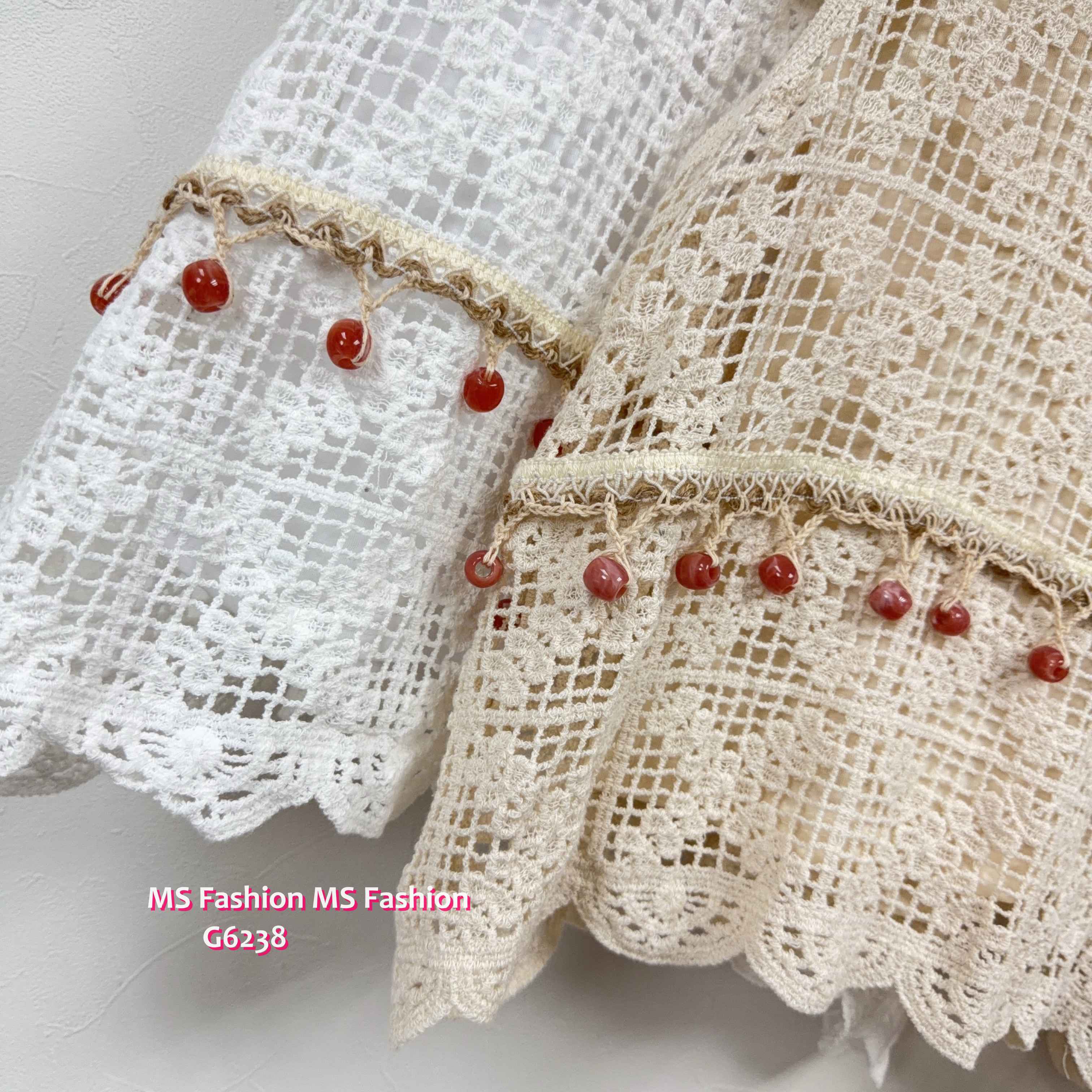 G6238 通花背心Top set