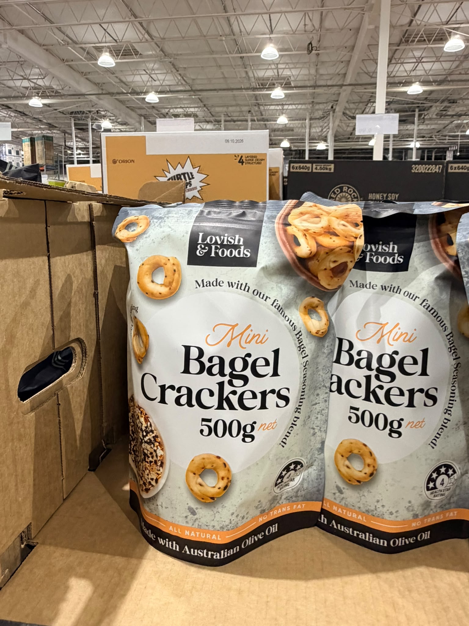 澳洲Costco  MINI BAGEL CRISPS 迷你貝果圈（餅乾) 500克
