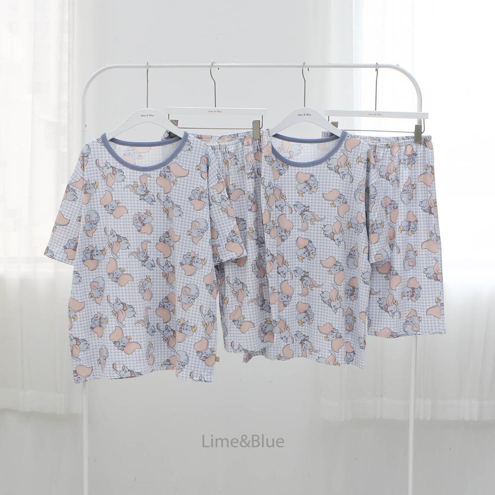 Summer Check Friends Loungewear Set
