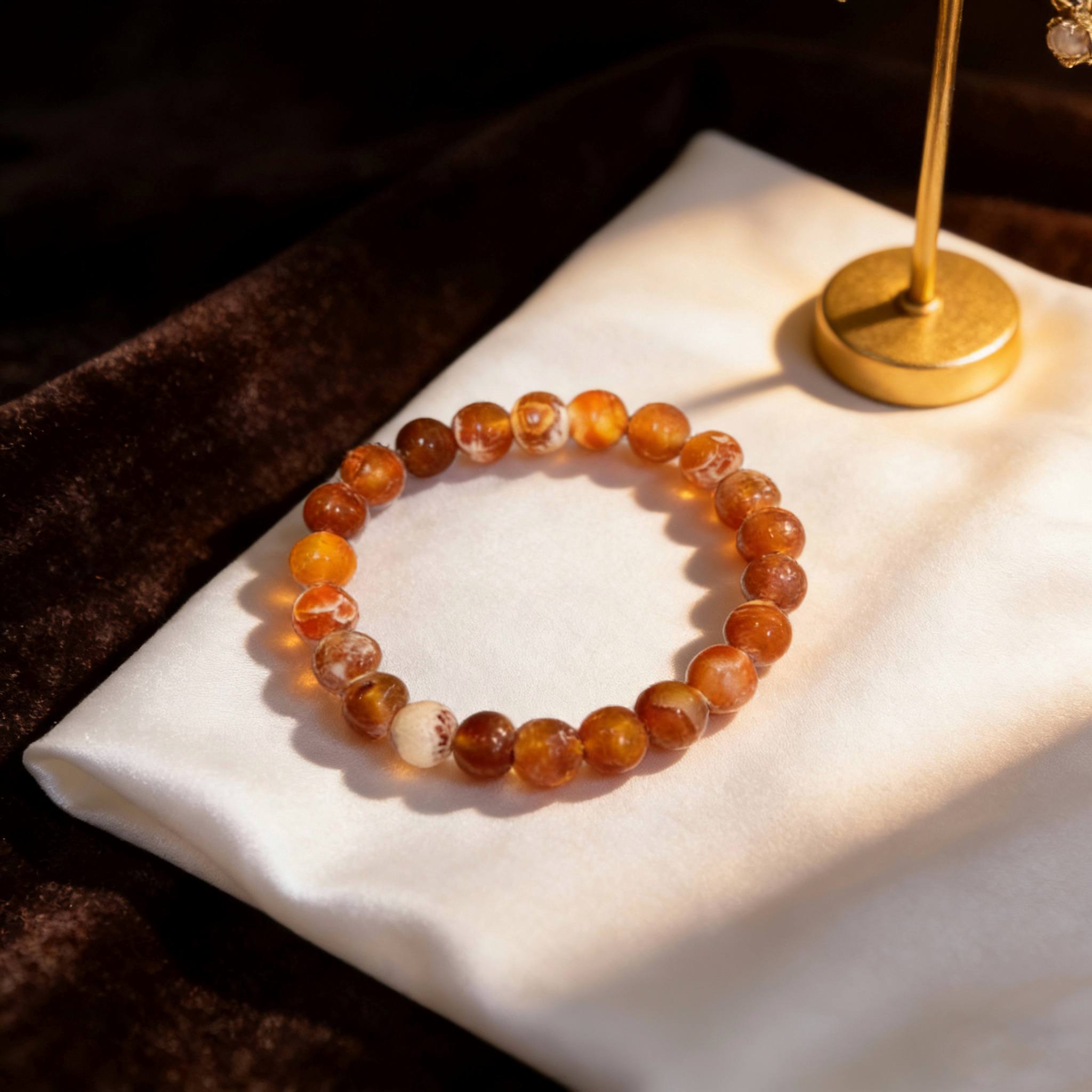 Fire Agate Bracelet 
