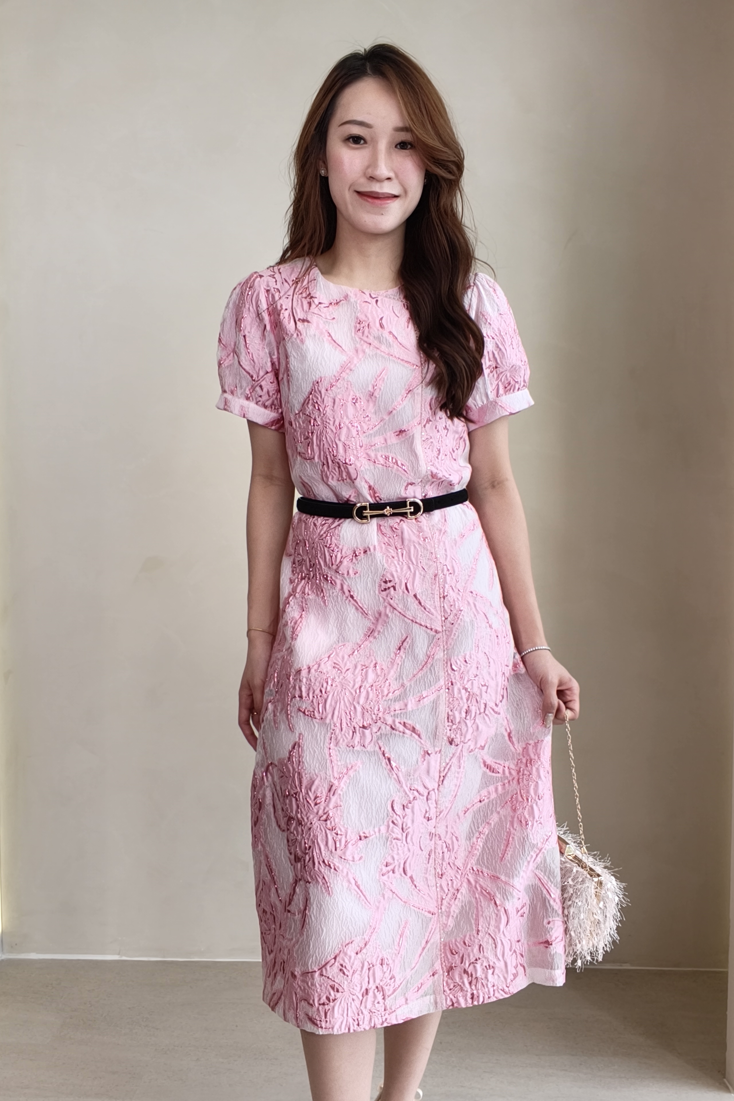 210559 Celeste Bloom Texture Dress