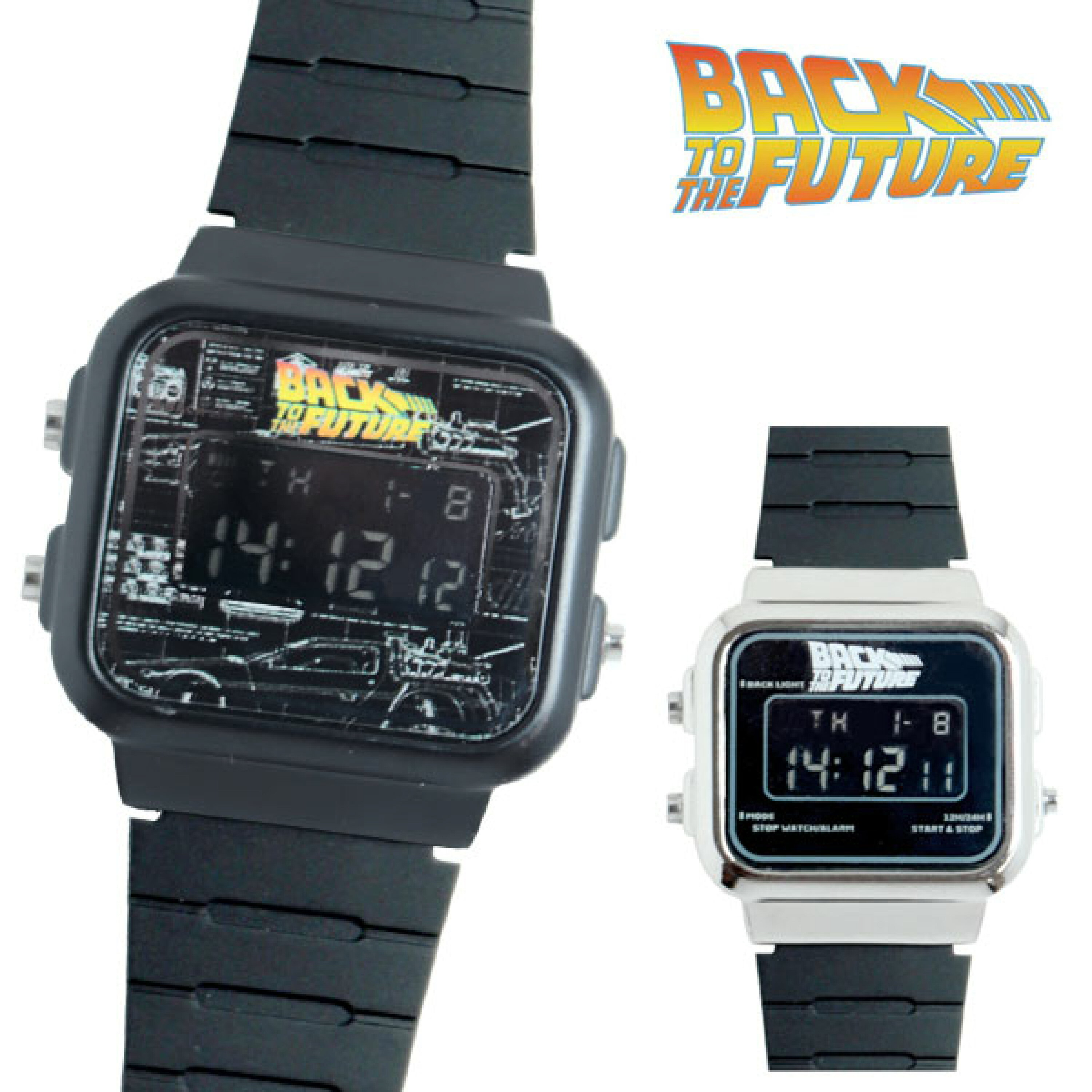 【預購】 Back To The Future 回到未來 官方授權 復古數位手錶