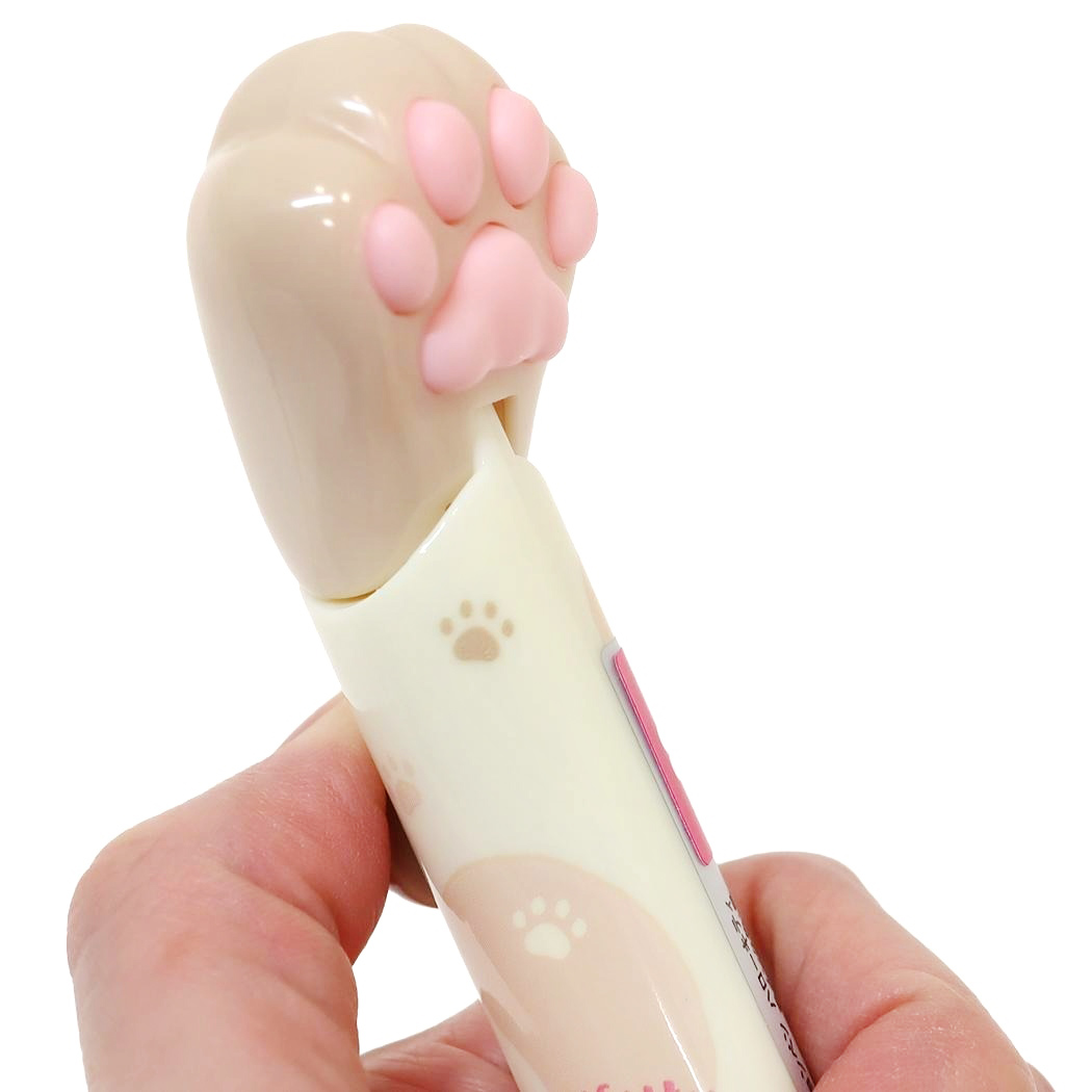 現貨｜Sanrio Hello Kitty 貓貓肉球 日版 黑色原子筆 按掣貓爪會郁動 (24519001)