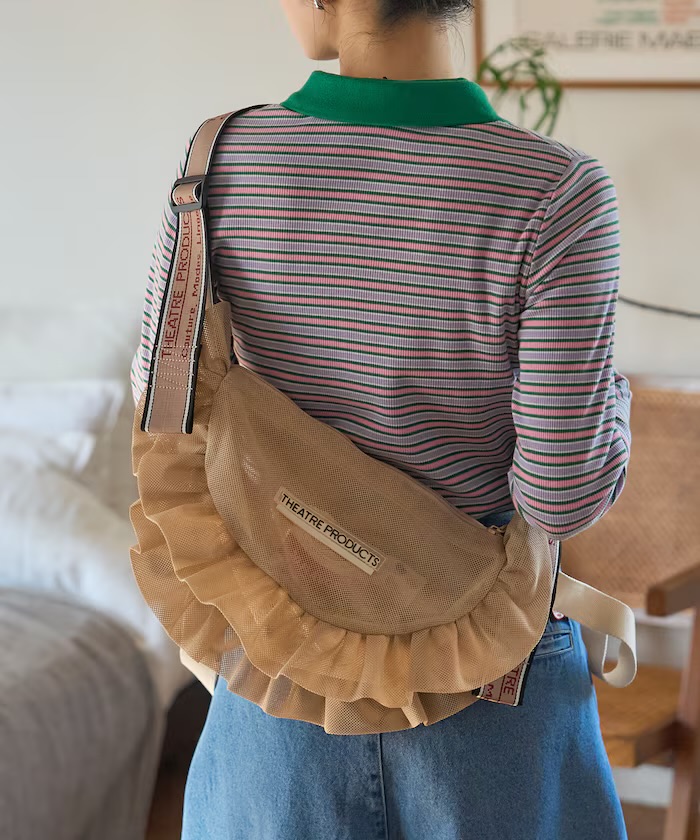 （予約產品)日本TP Ruffle網網斜孭袋