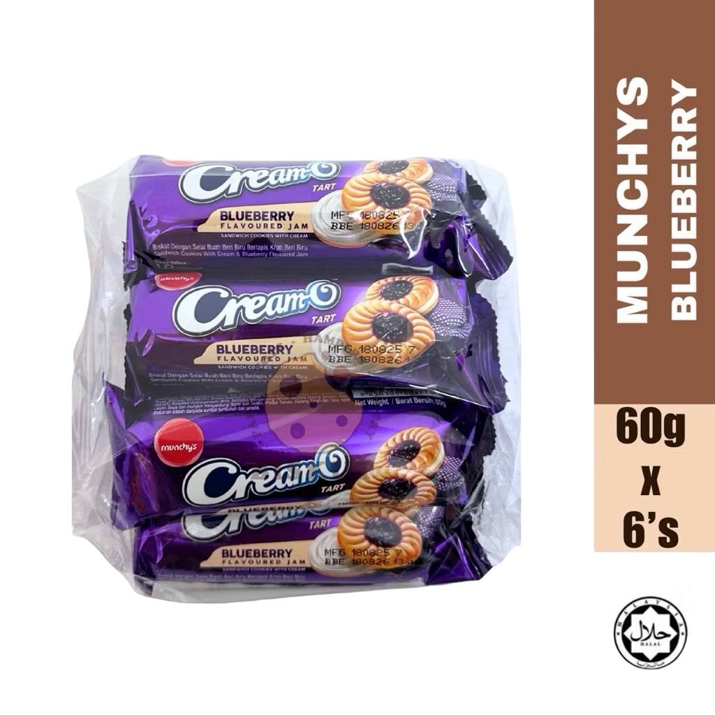 Jack&Jill Cream O Biskut [Chocolate /Vanilla /Blueberry /Strawberry] 6pcs x 65g