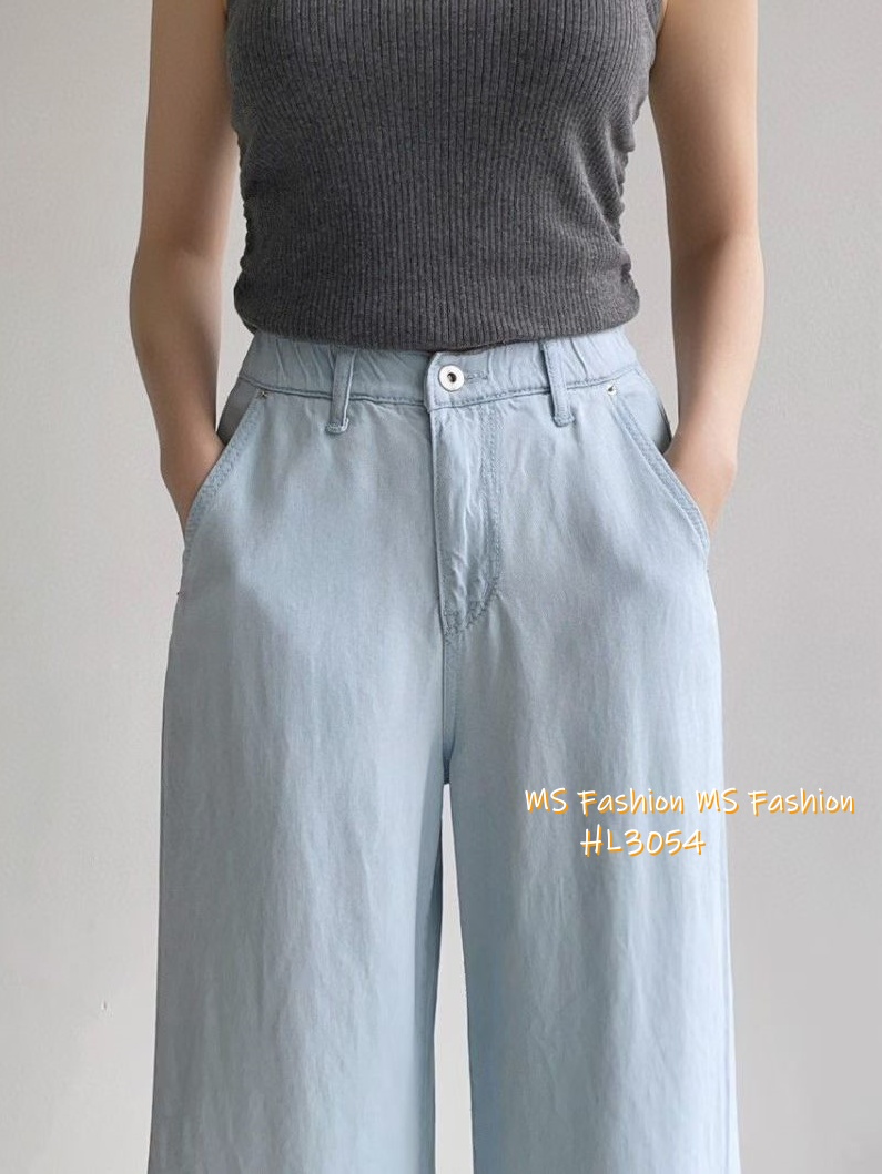 HL3054 韓國🌼Howluk天絲面料闊筒褲