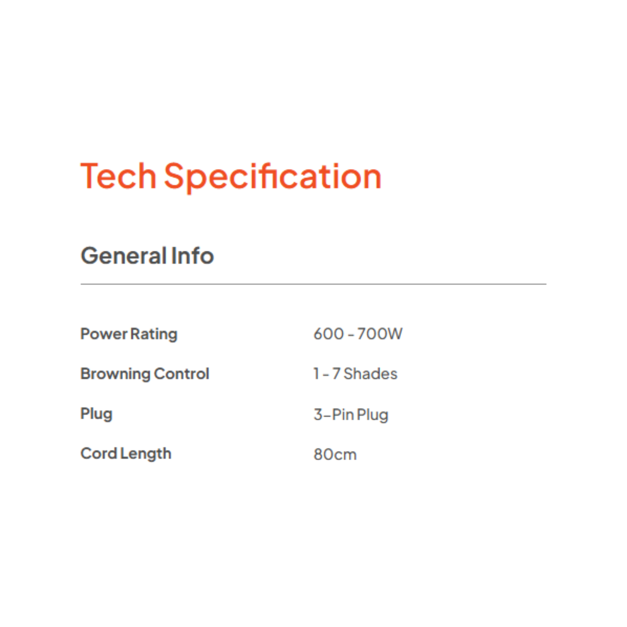 Russell Taylors 700W 7-Shade Bread Toaster (T2)