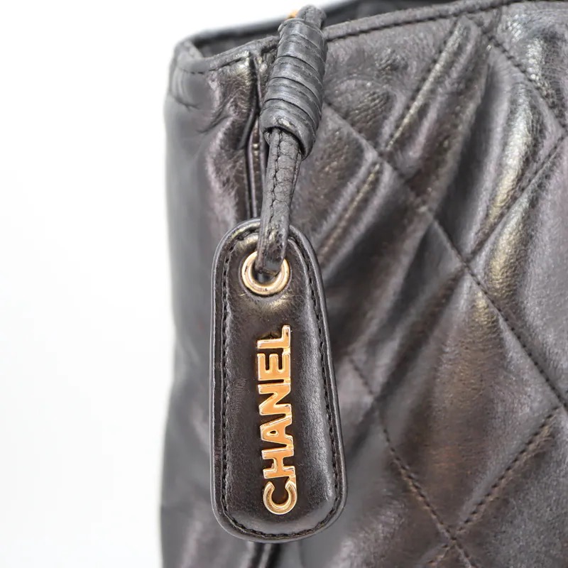 Chanel Matelasse Lambskin Shoulder Tote Bag