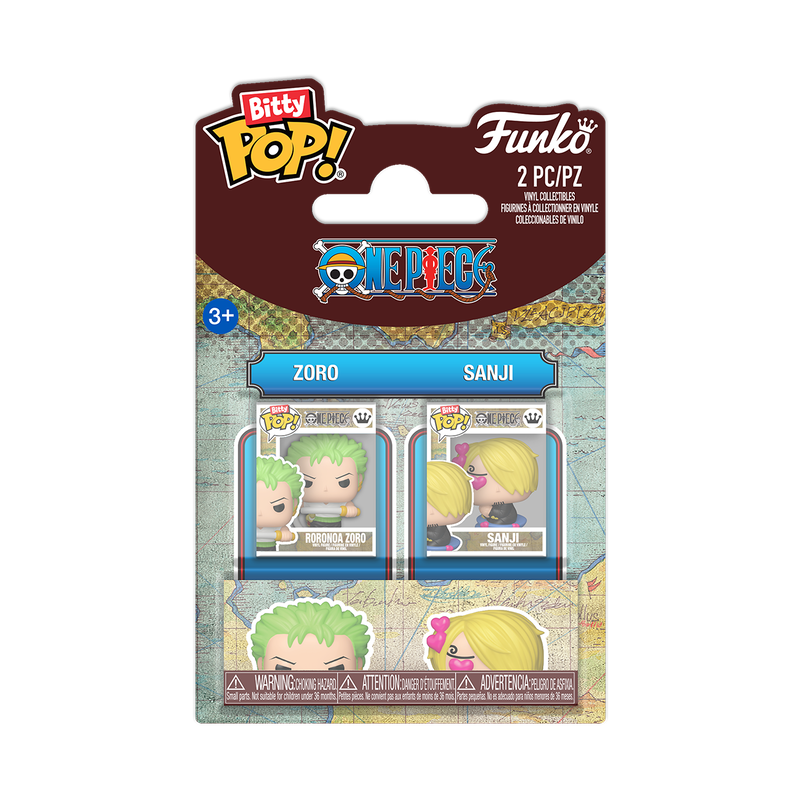 📦訂購 美國代購 Bitty Pop! Zoro & Sanji 2-Pack Figure 模型
