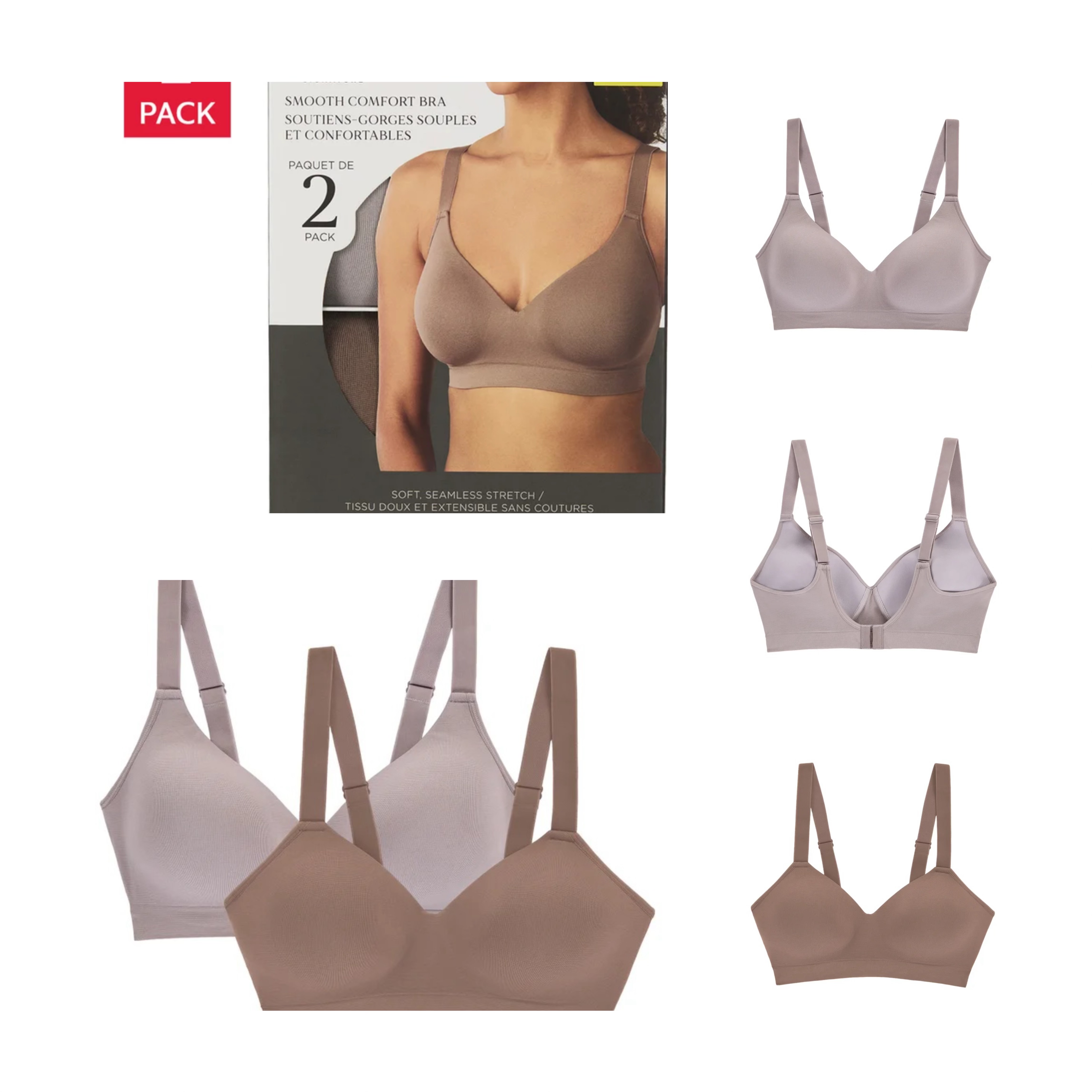 加拿大直送 Jones New York 無縫bralette 一set兩件 兩個顏色可以選擇