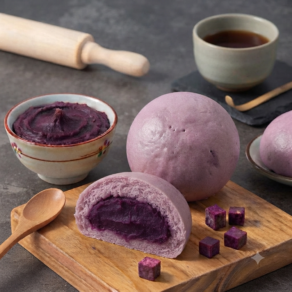 金裝輕甜紫薯餡250g Premium Light Sugar Purple sweet potato Filling 250g