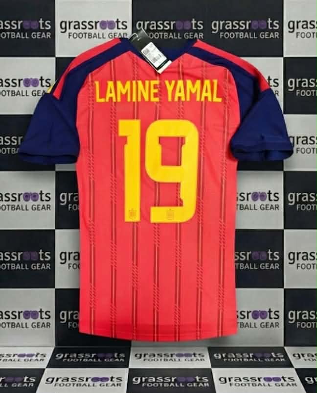 2026 西班牙 主 亞洲尺碼 L 球員版 連原裝 LAMINE YAMAL印字