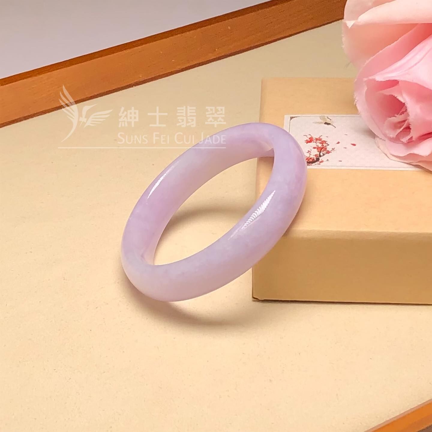 木那姐堆紫羅蘭貴妃鐲51.3mm