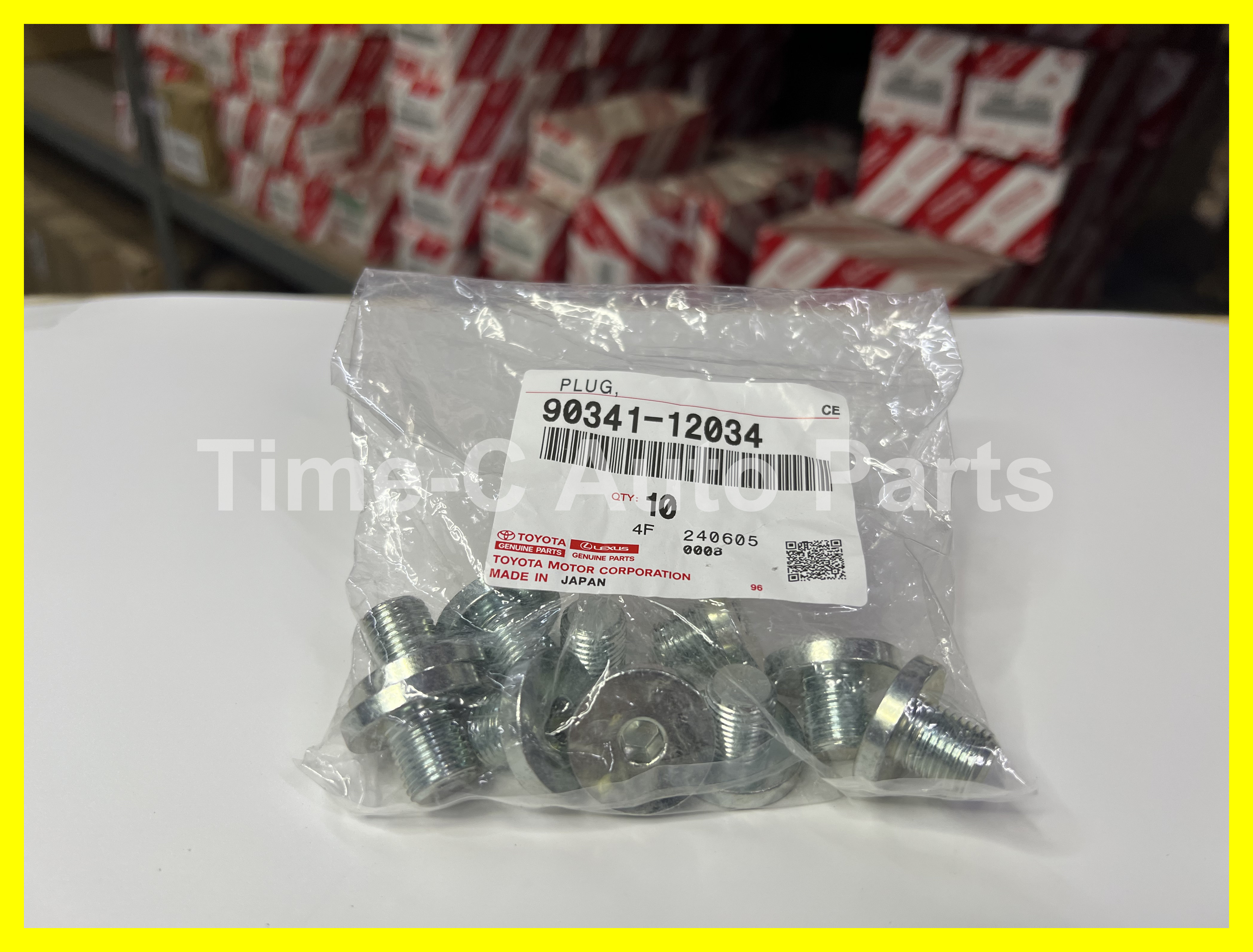油底螺絲 90341-12034 - Toyota Alphard Vellfire 20系