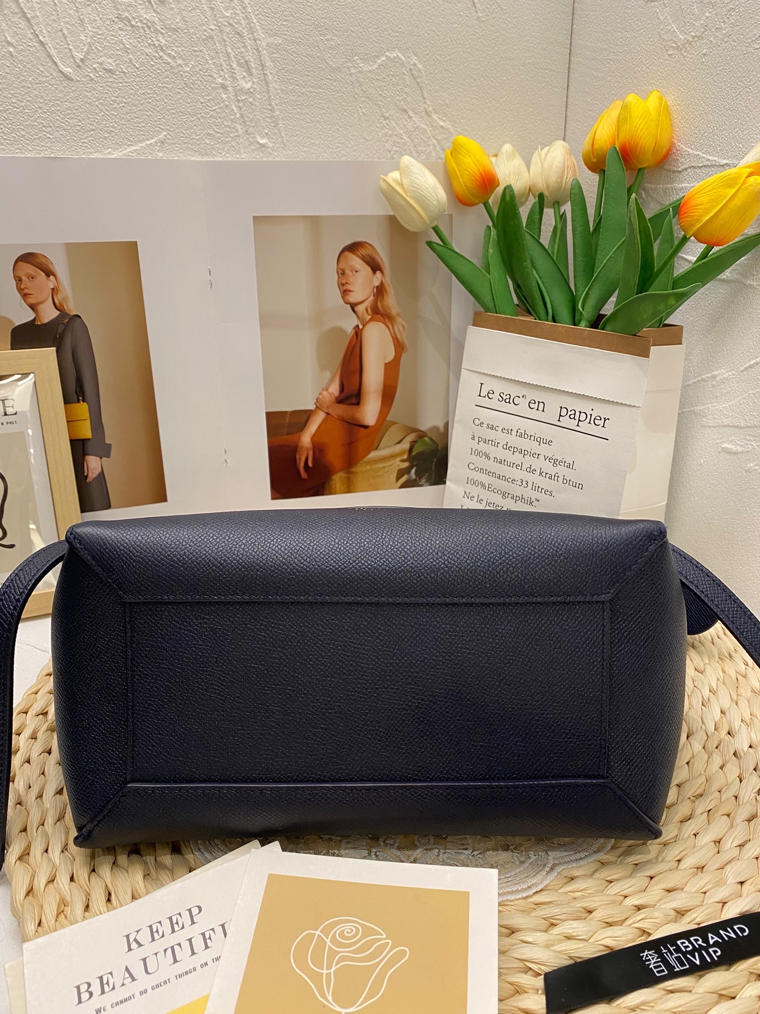 Celine Grained Calfskin Belt Bag