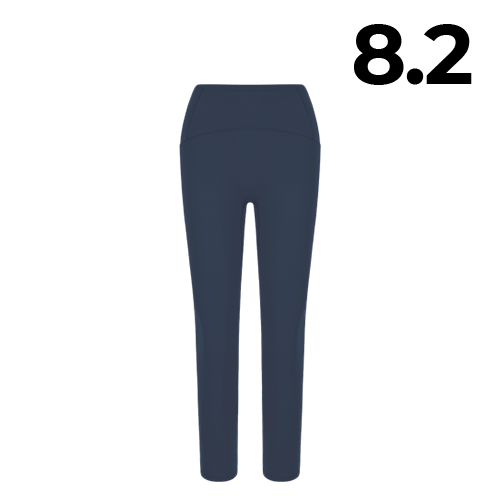 團購_Jun Ji-Hyun Set - Round Neck Crop Top & Leggings by Andar