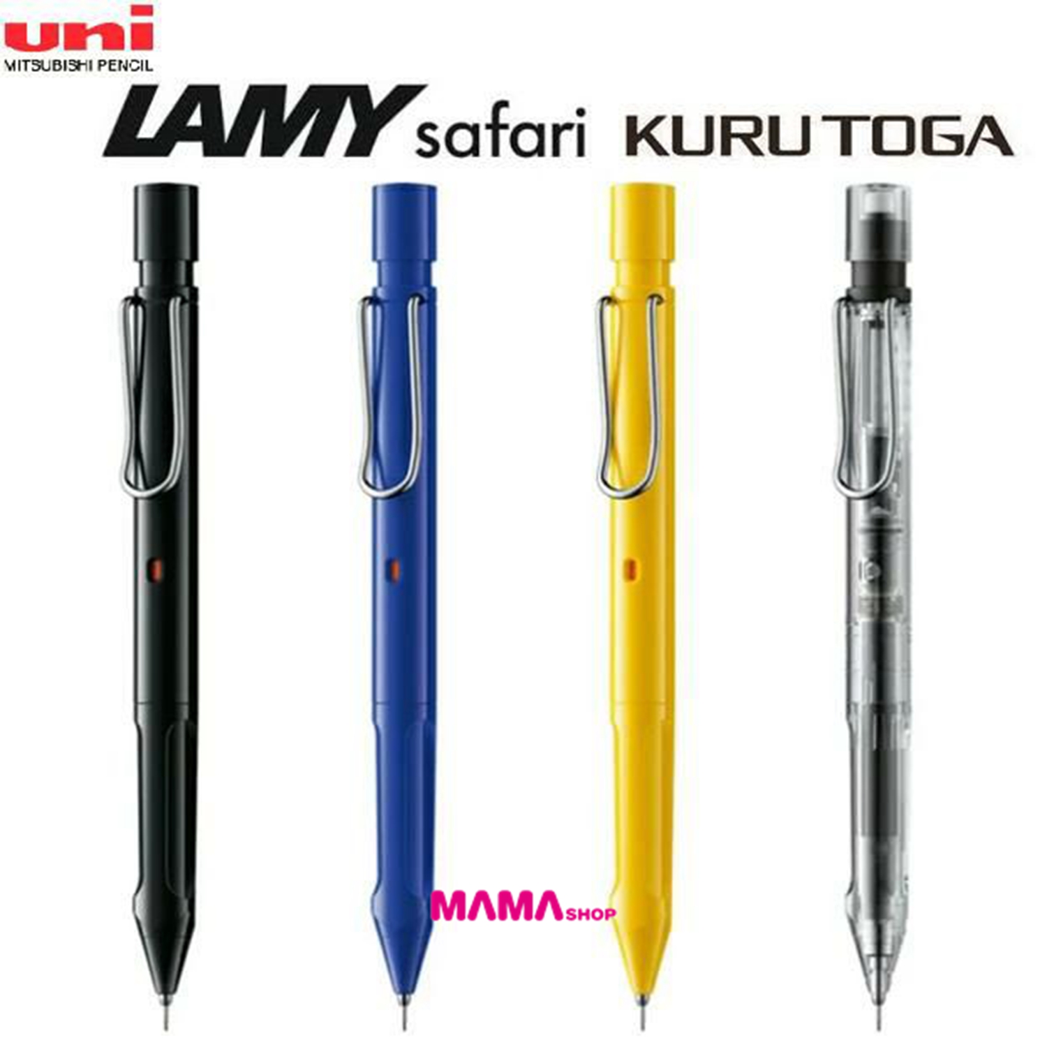日本直送 三菱Uni x LAMY safari KURUTOGA inside 自動鉛芯筆